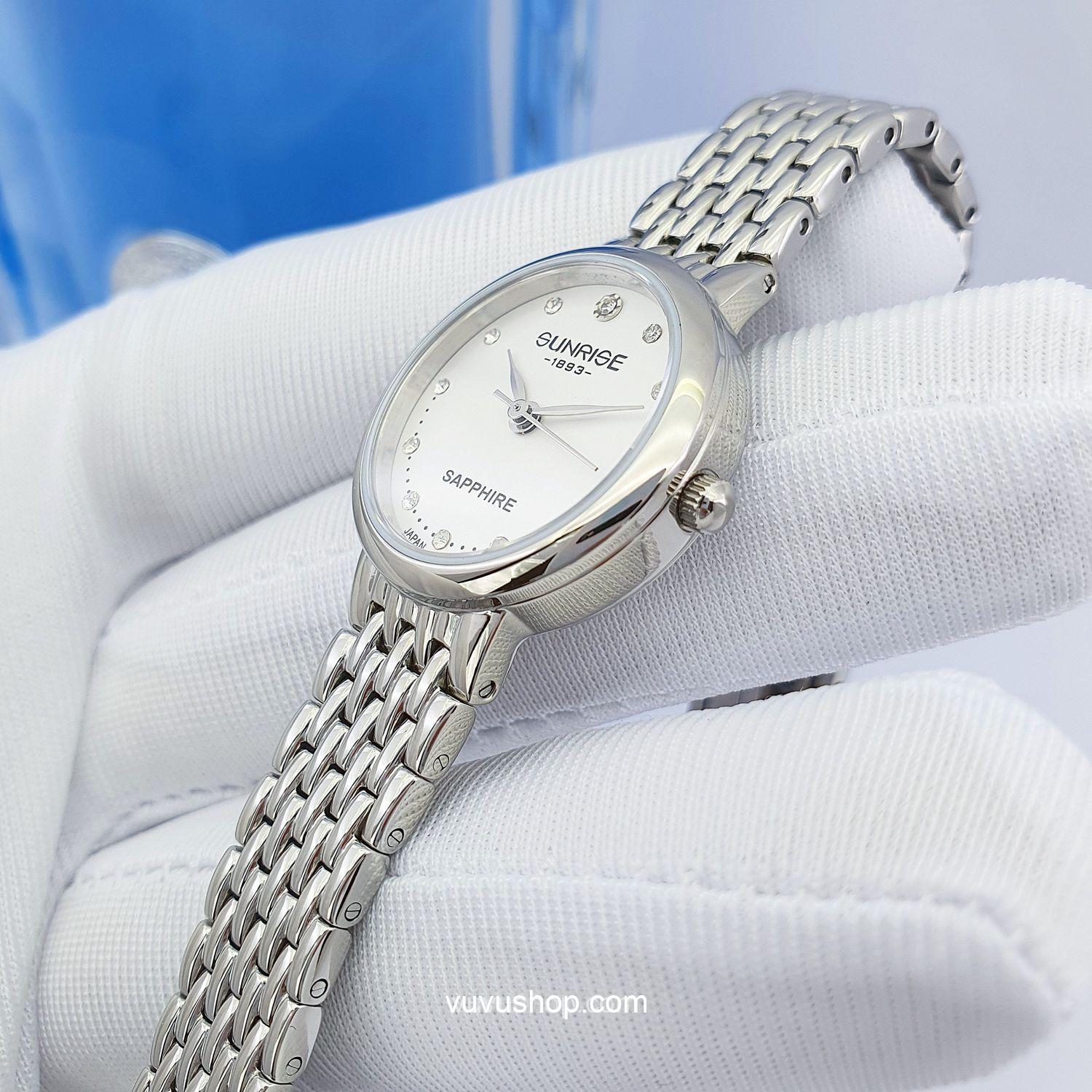 ĐỒNG HỒ NỮ SUNRISE 9966SA - KÍNH SAPPHIRE - Ảnh 5