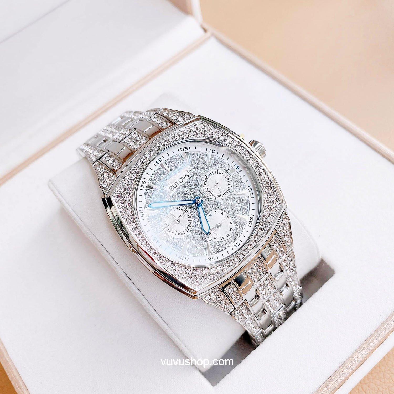 ĐỒNG HỒ BULOVA PHANTOM SWAROVSKI 96C002 Day Date - 003210032 - Ảnh 7