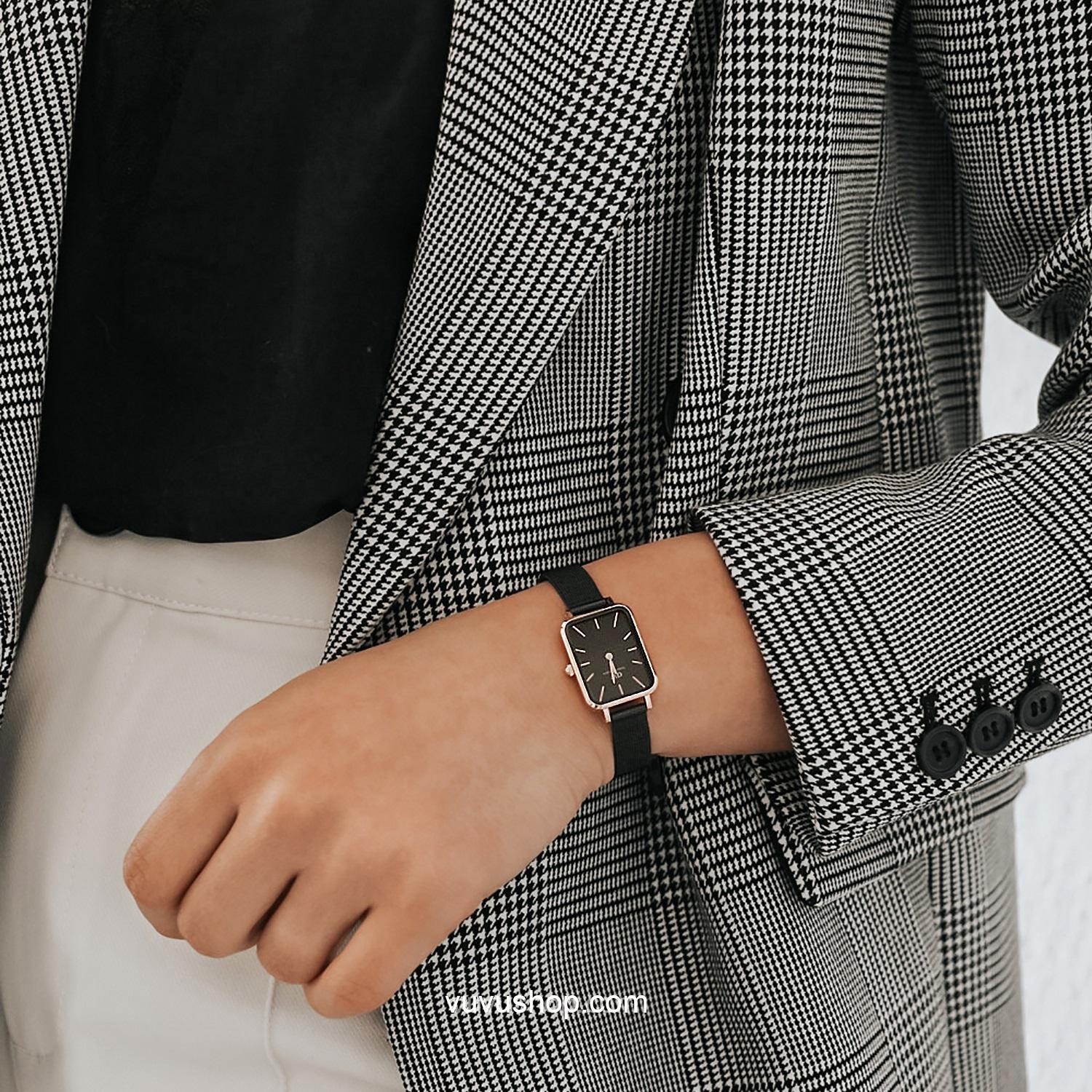 Đồng hồ nữ DW Quadro Pressed Melrose - Ảnh 4