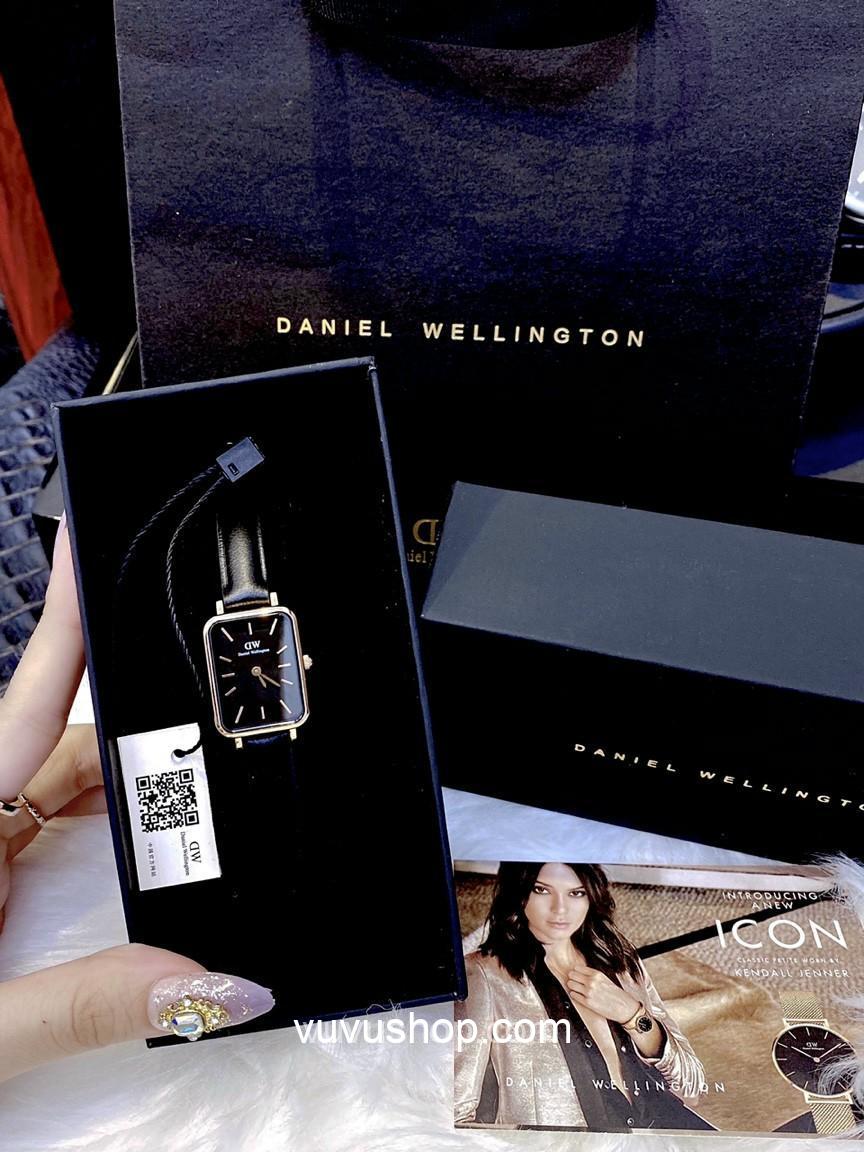 Đồng hồ nữ DW Quadro Pressed Melrose Dây da - Ảnh 8