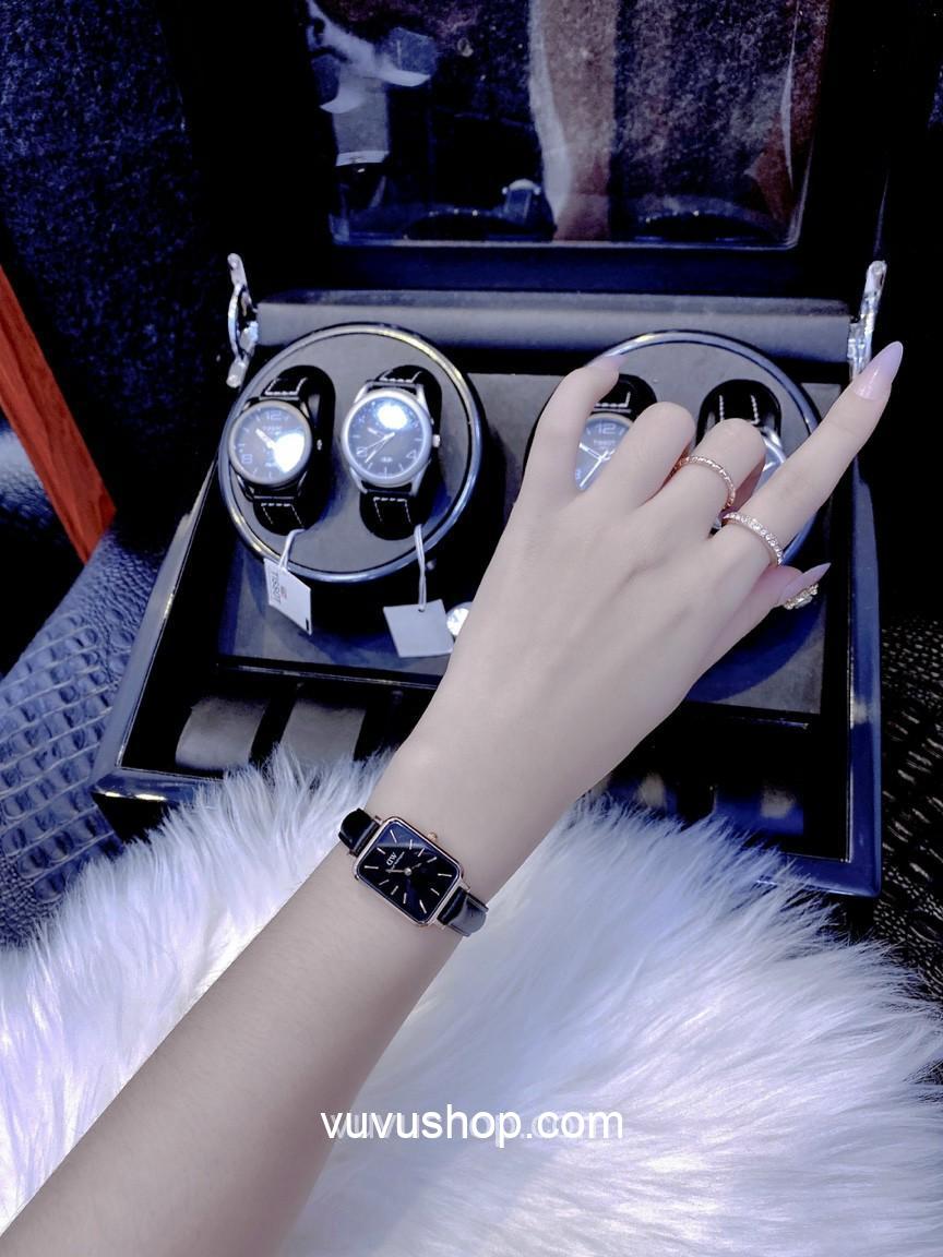 Đồng hồ nữ DW Quadro Pressed Melrose Dây da - Ảnh 3