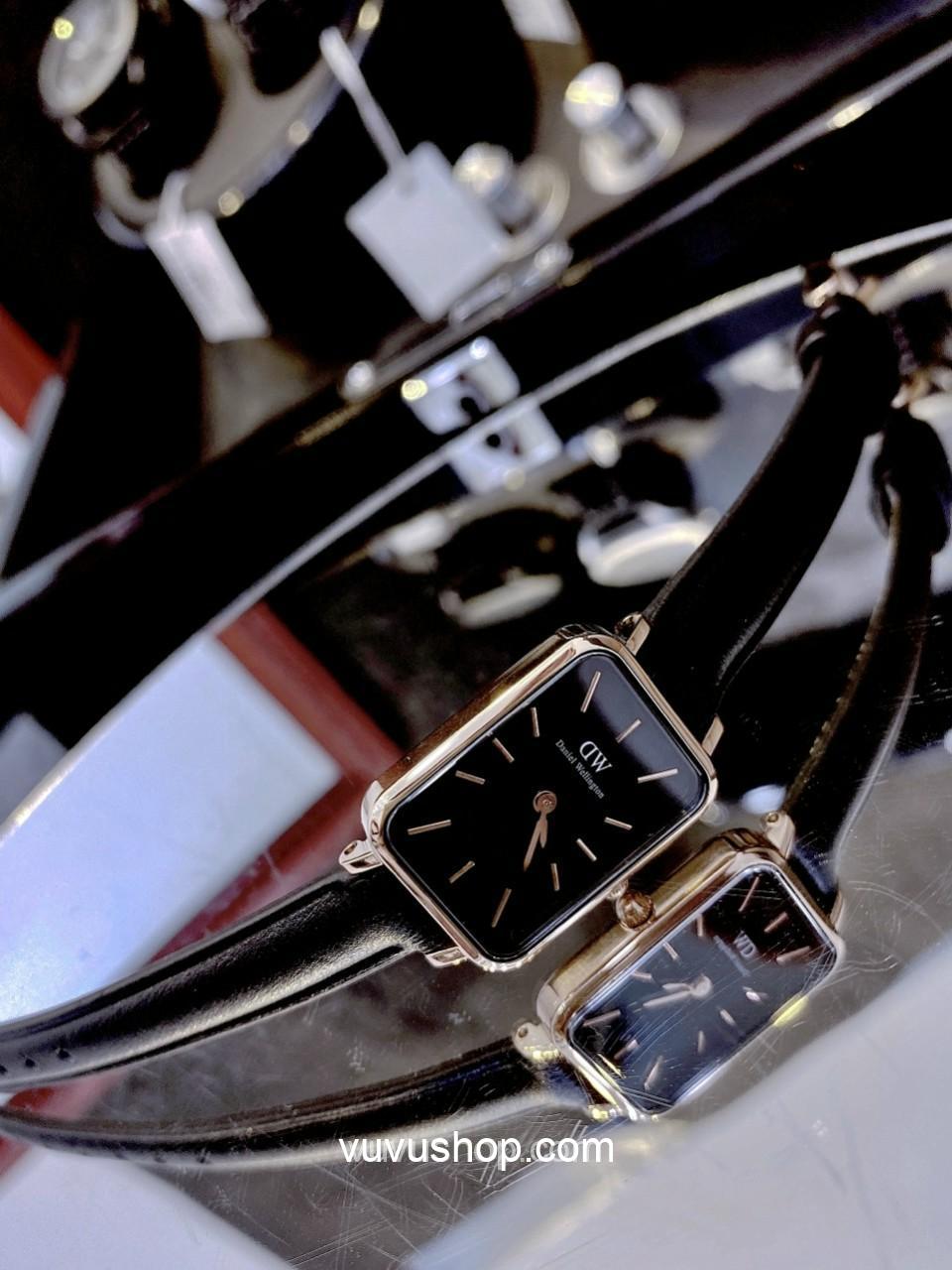 Đồng hồ nữ DW Quadro Pressed Melrose Dây da - Ảnh 7