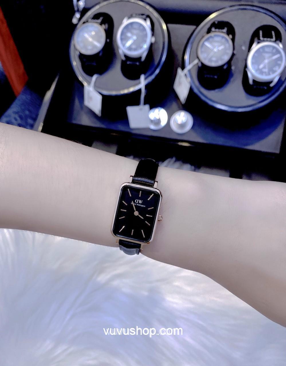 Đồng hồ nữ DW Quadro Pressed Melrose Dây da - Ảnh 4