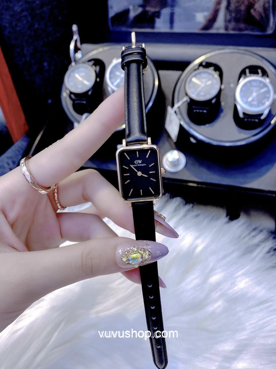 Đồng hồ nữ DW Quadro Pressed Melrose Dây da - Ảnh 5