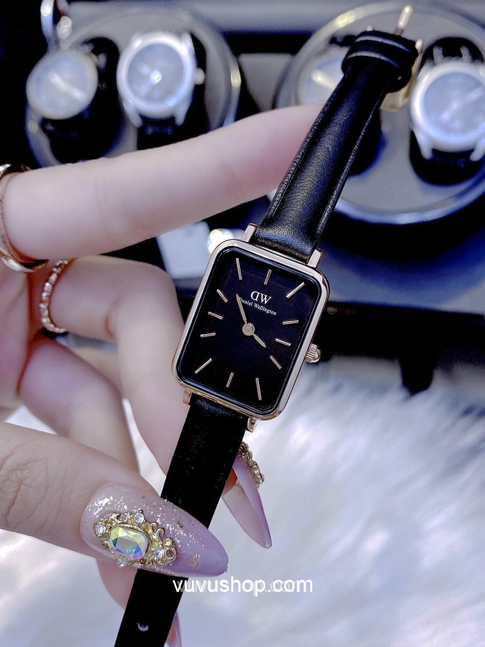Đồng hồ nữ DW Quadro Pressed Melrose Dây da - Ảnh 6