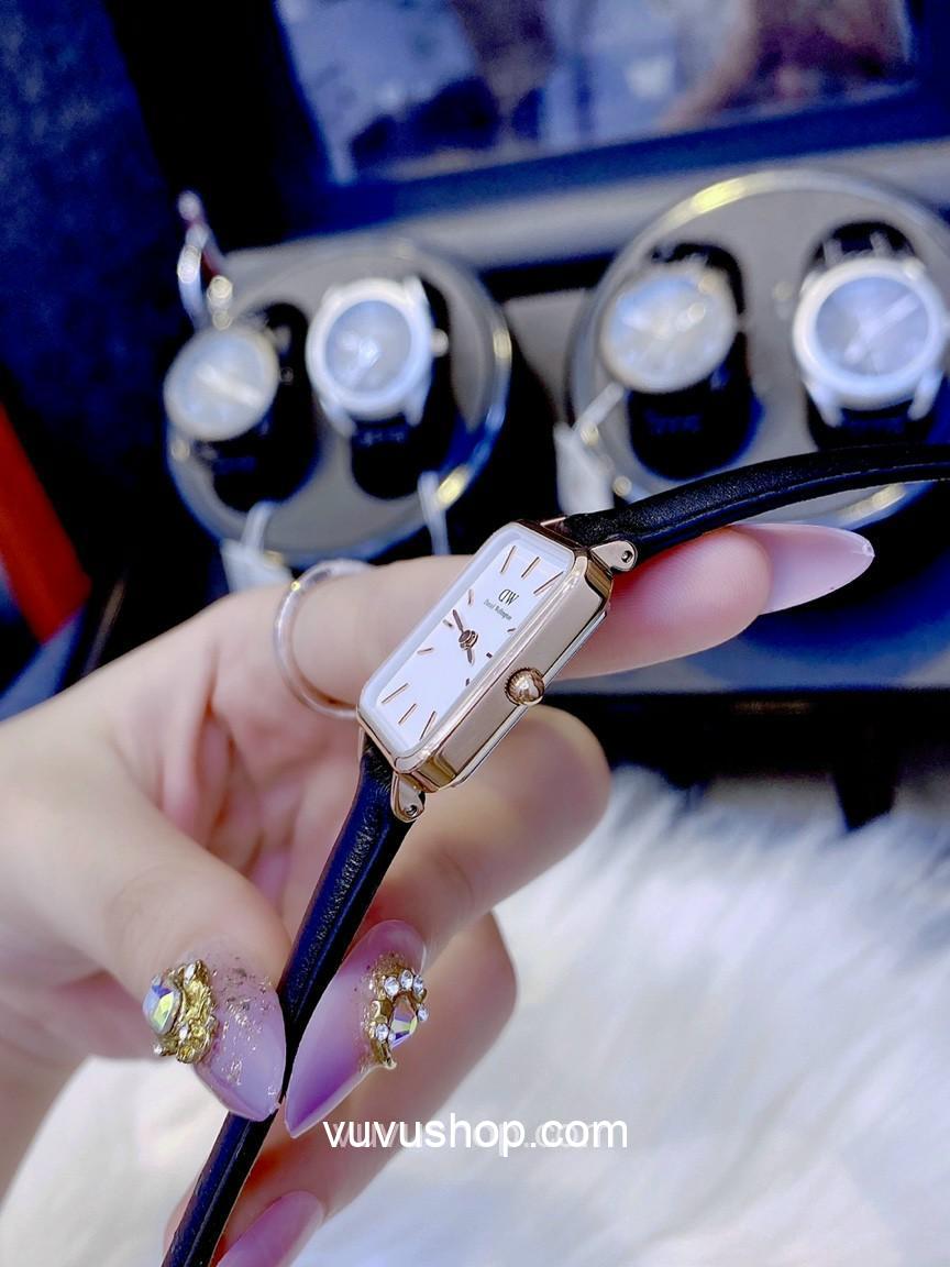 Đồng hồ nữ DW Quadro Pressed Melrose Dây da - Ảnh 8