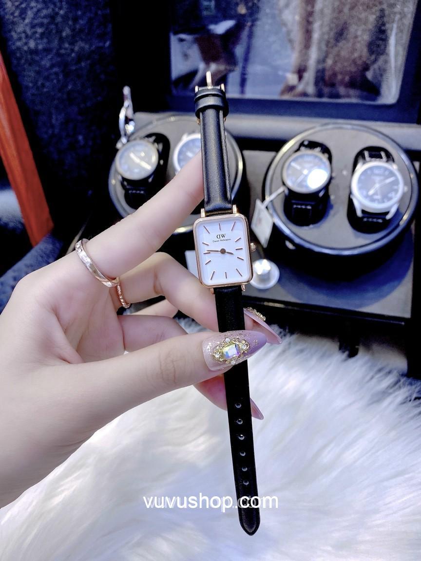 Đồng hồ nữ DW Quadro Pressed Melrose Dây da - Ảnh 7