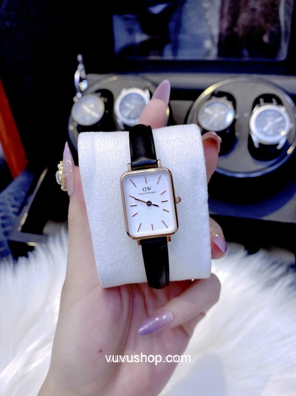 Đồng hồ nữ DW Quadro Pressed Melrose Dây da - Ảnh 12