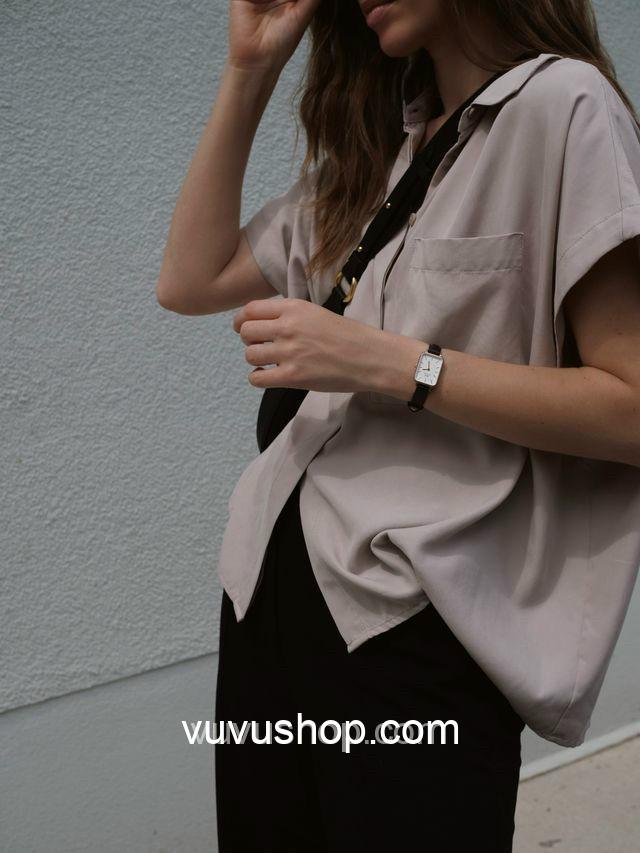 Đồng hồ nữ DW Quadro Pressed Melrose Dây da - Ảnh 4