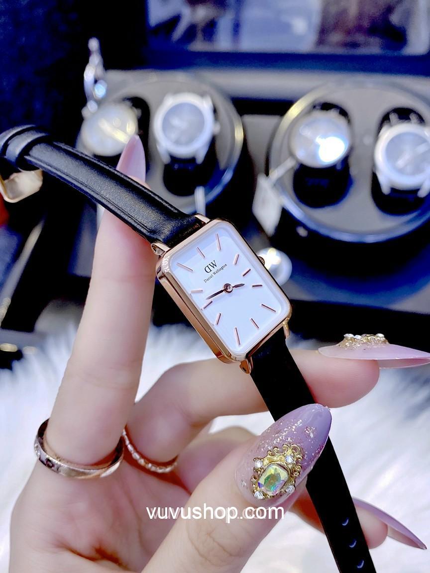 Đồng hồ nữ DW Quadro Pressed Melrose Dây da - Ảnh 9