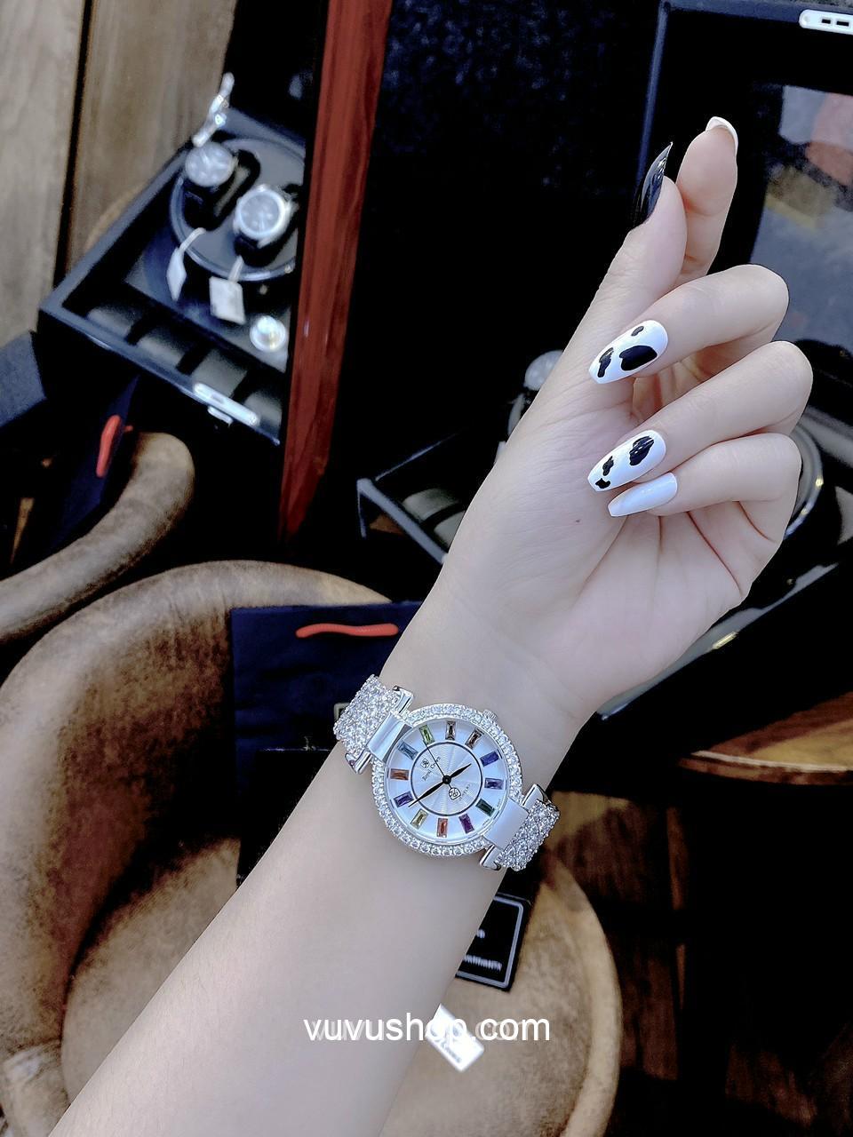 Đồng hồ nữ ROYAL CROWN 4604 Jewelry - Fullbox - Ảnh 4