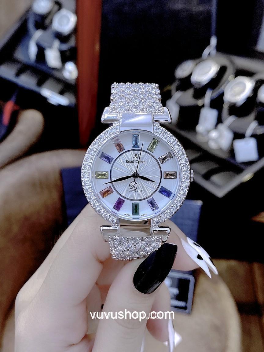 Đồng hồ nữ ROYAL CROWN 4604 Jewelry - Fullbox - Ảnh 8