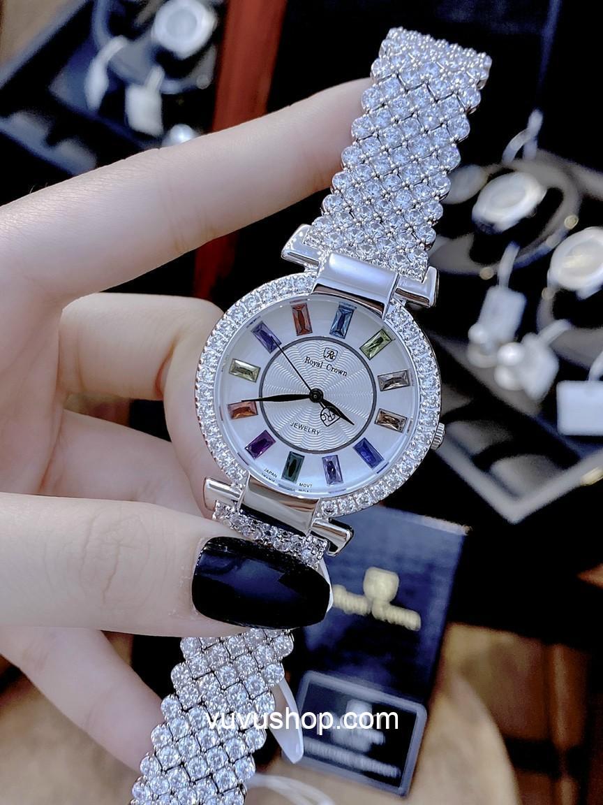 Đồng hồ nữ ROYAL CROWN 4604 Jewelry - Fullbox - Ảnh 5