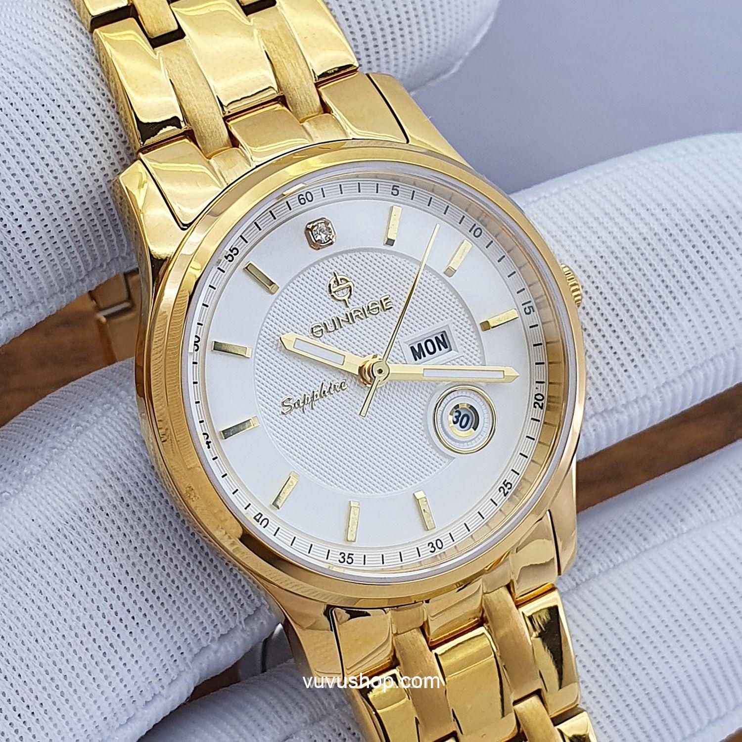 Đồng hồ đôi SUNRISE DM782SWA Chính hãng - Ảnh 7