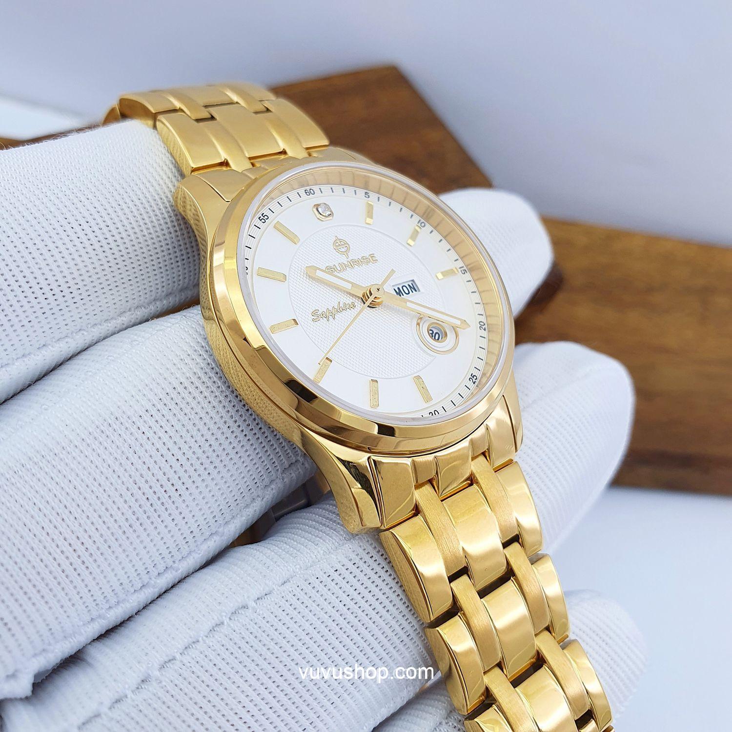 Đồng hồ đôi SUNRISE DM782SWA Chính hãng - Ảnh 5