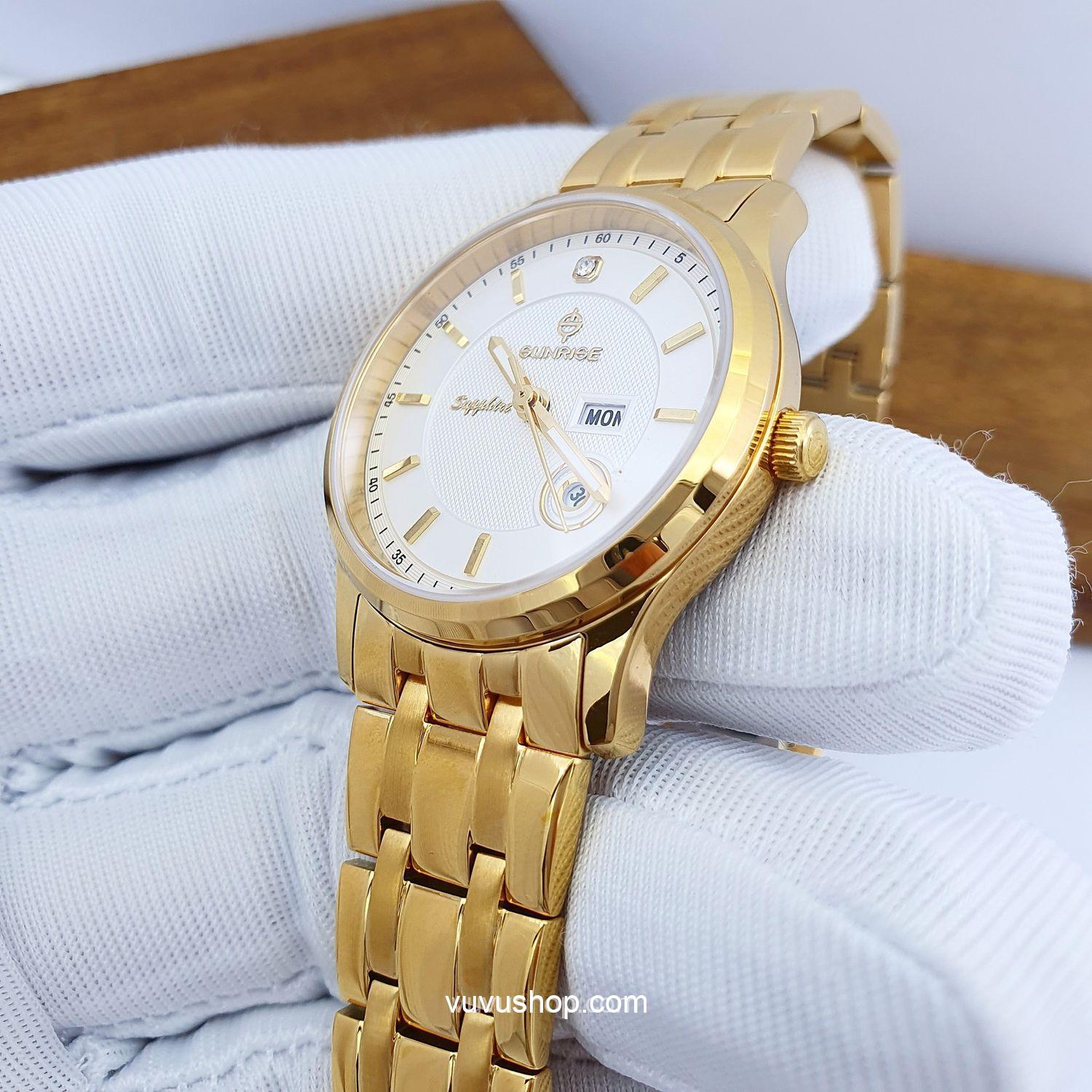 Đồng hồ đôi SUNRISE DM782SWA Chính hãng - Ảnh 6