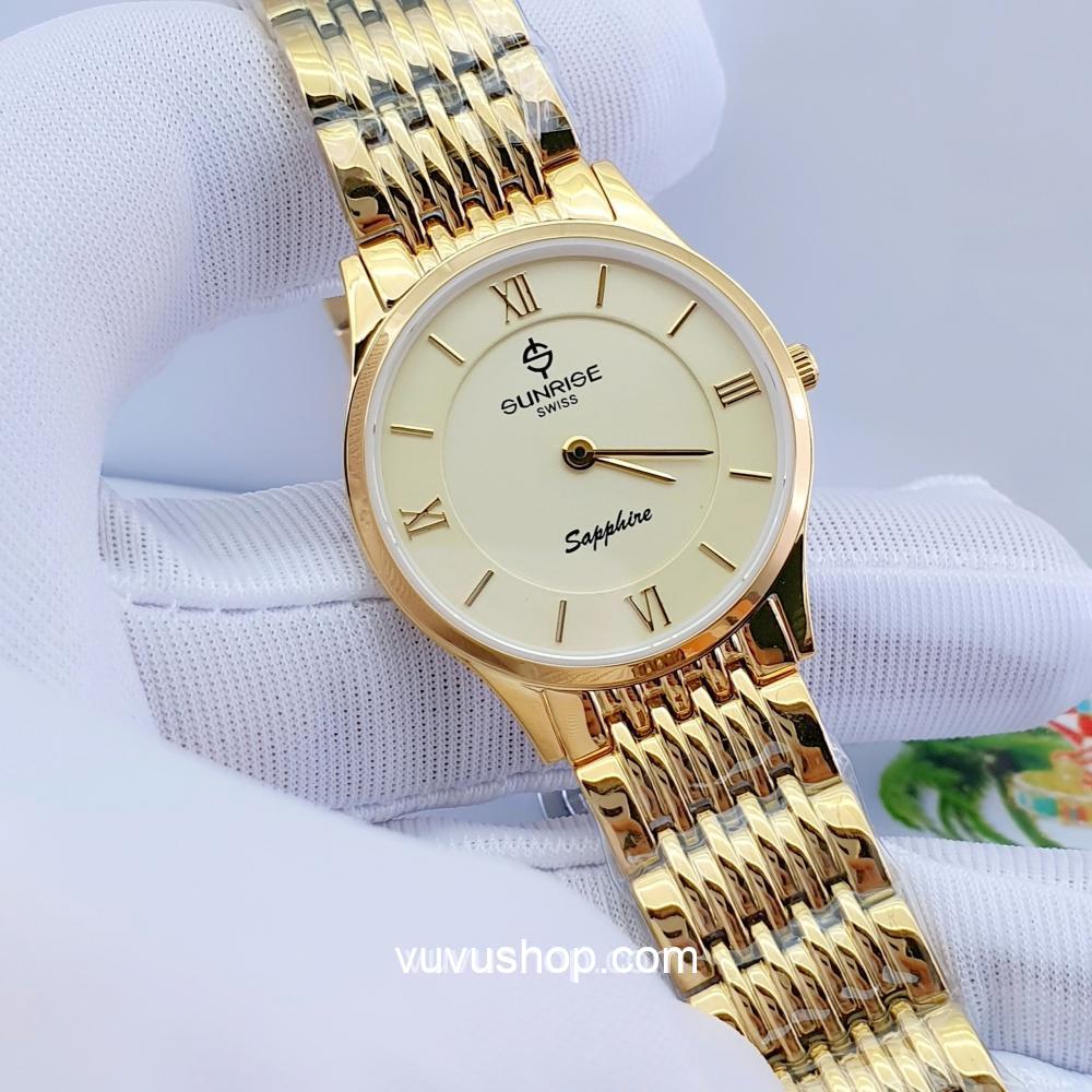 Đồng hồ nữ SUNRISE DL736SWC Siêu mỏng Chính hãng - Ảnh 6