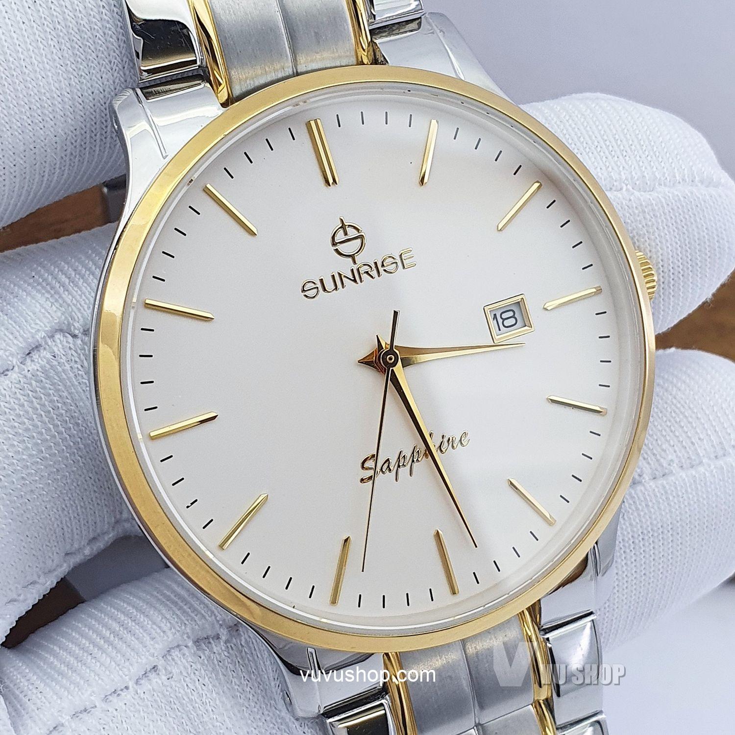 Đồng hồ nam SUNRISE DM691SWA - Kính sapphire - Ảnh 7