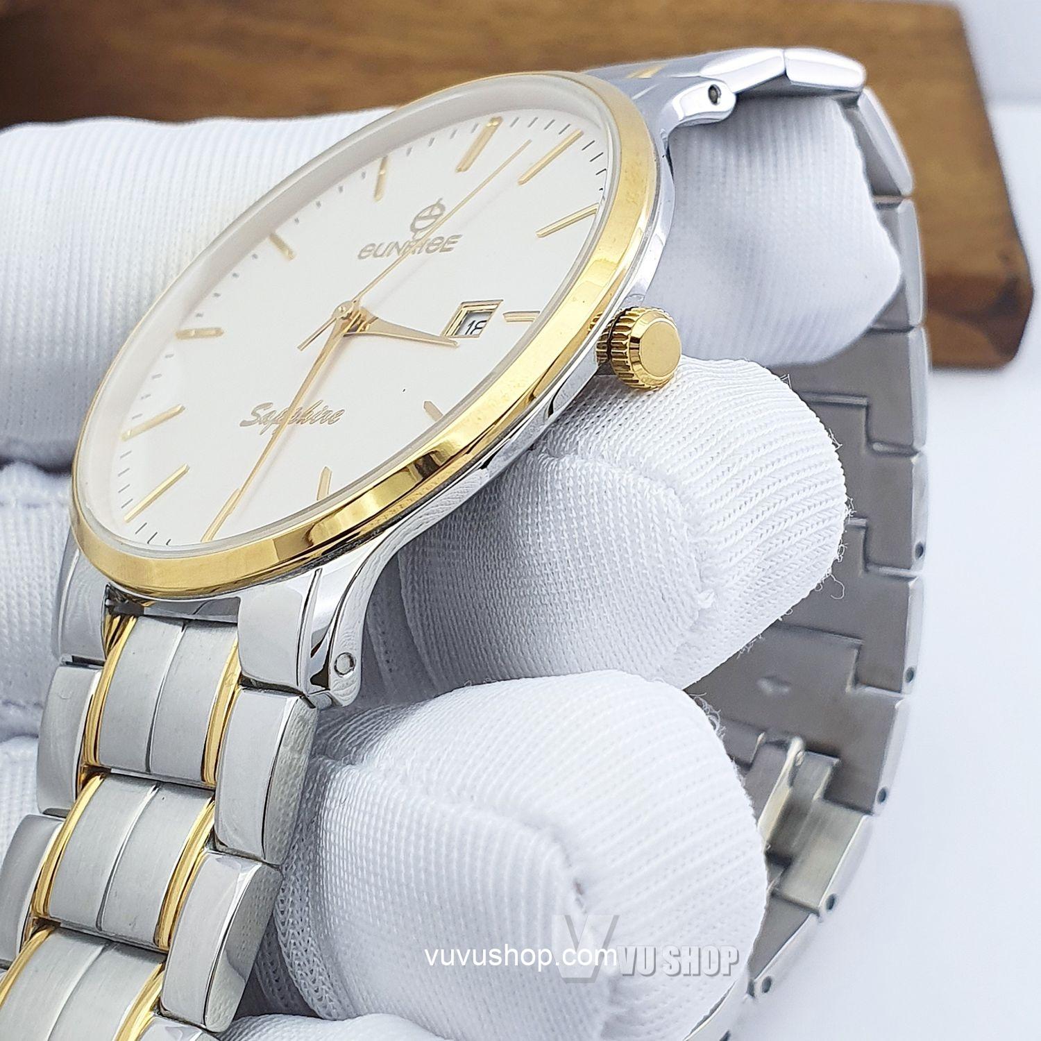 Đồng hồ nam SUNRISE DM691SWA - Kính sapphire - Ảnh 6