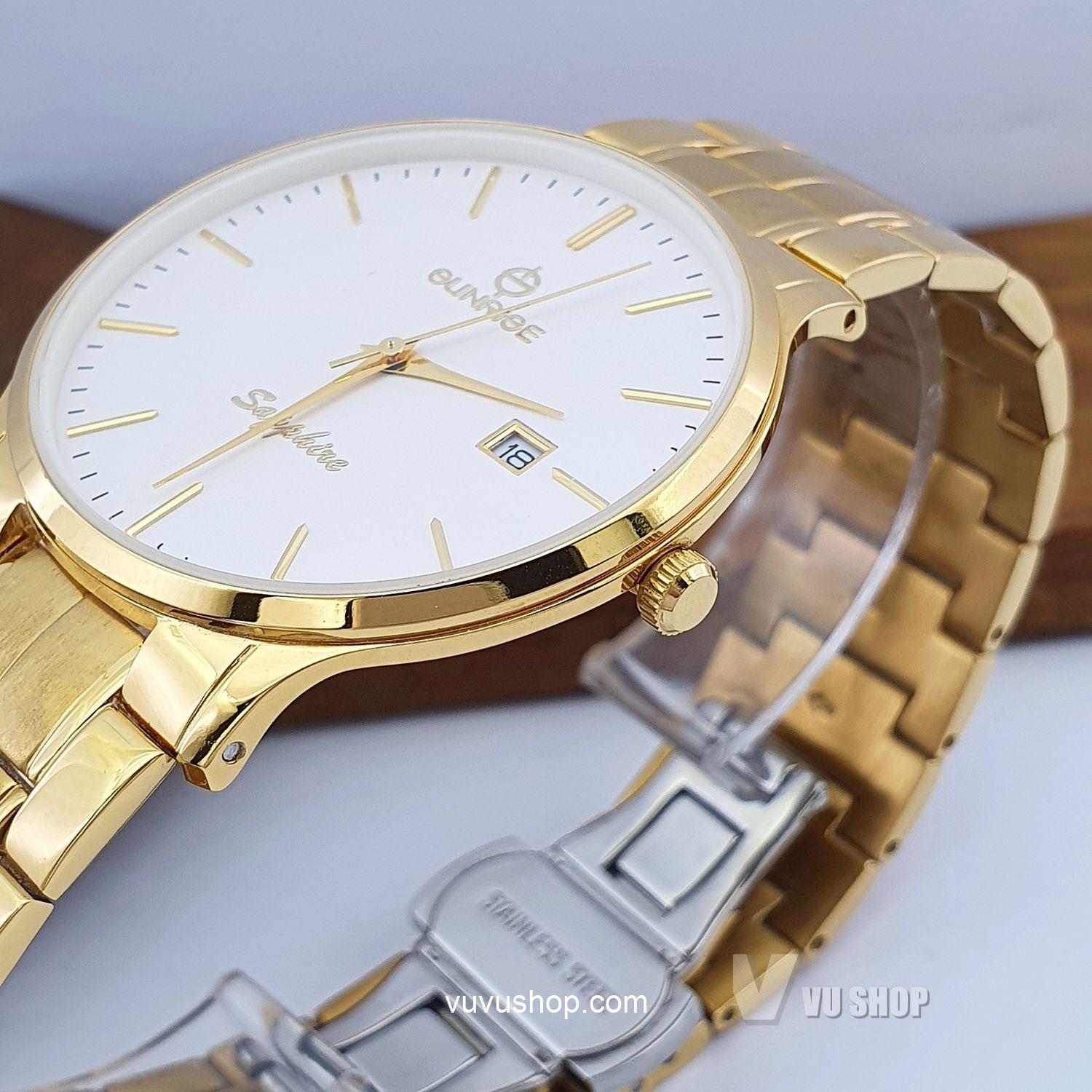 Đồng hồ nam SUNRISE DM691SWA - Kính sapphire - Ảnh 2