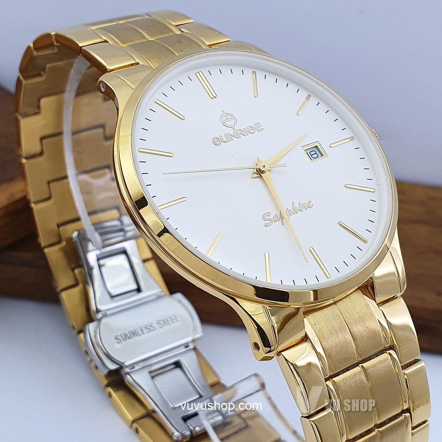 Đồng hồ nam SUNRISE DM691SWA - Kính sapphire - Ảnh 3