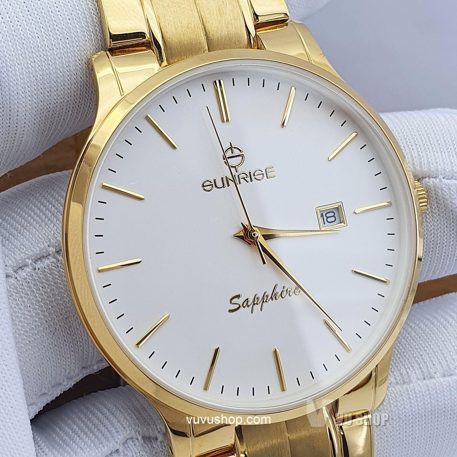 Đồng hồ nam SUNRISE DM691SWA - Kính sapphire - Ảnh 8