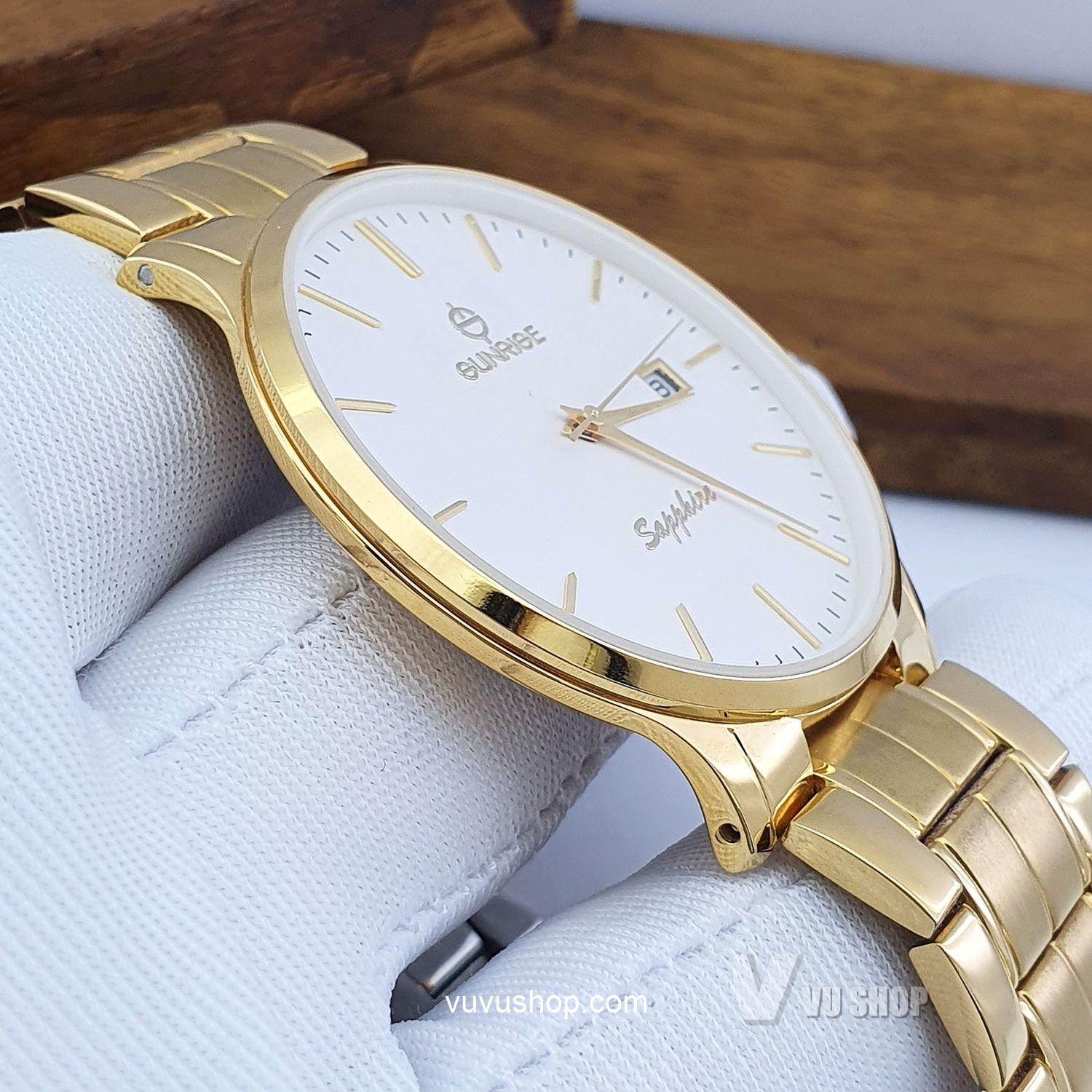 Đồng hồ nam SUNRISE DM691SWA - Kính sapphire - Ảnh 4