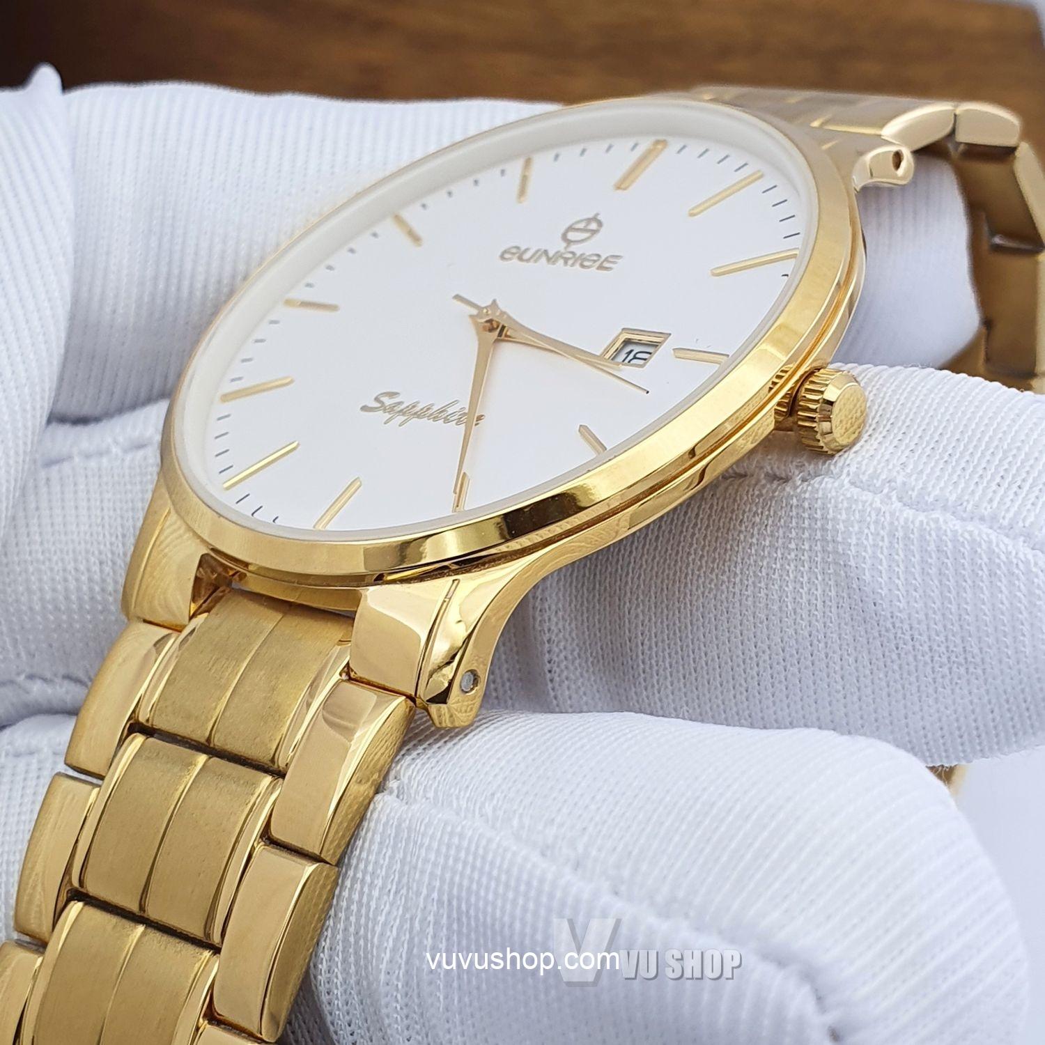 Đồng hồ nam SUNRISE DM691SWA - Kính sapphire - Ảnh 5