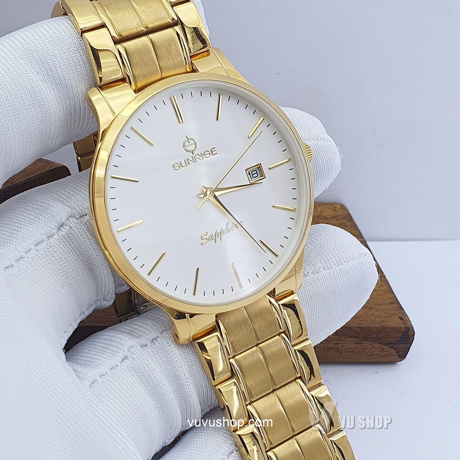 Đồng hồ nam SUNRISE DM691SWA - Kính sapphire - Ảnh 6