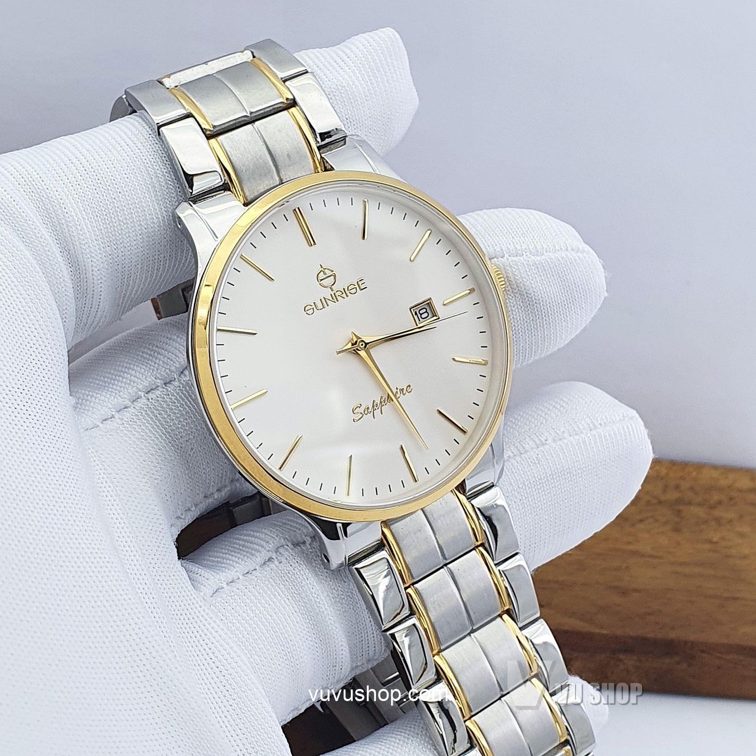 Đồng hồ nam SUNRISE DM691SWA - Kính sapphire - Ảnh 4