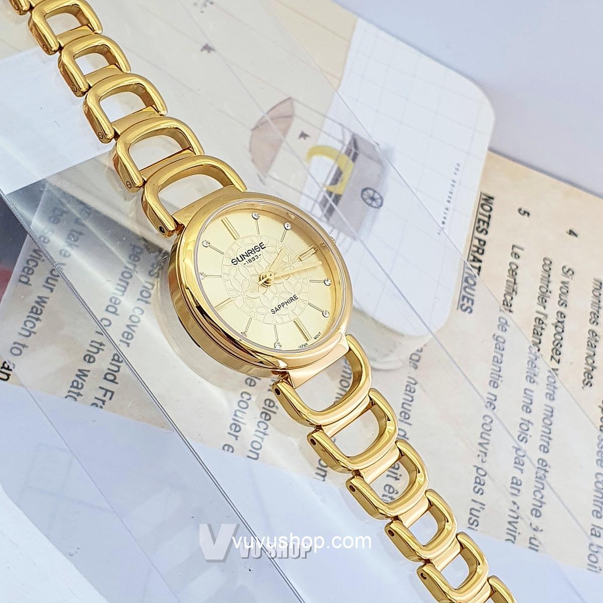 Đồng hồ nữ SUNRISE 9997SA - Chính hãng, Kính Sapphire - Ảnh 6
