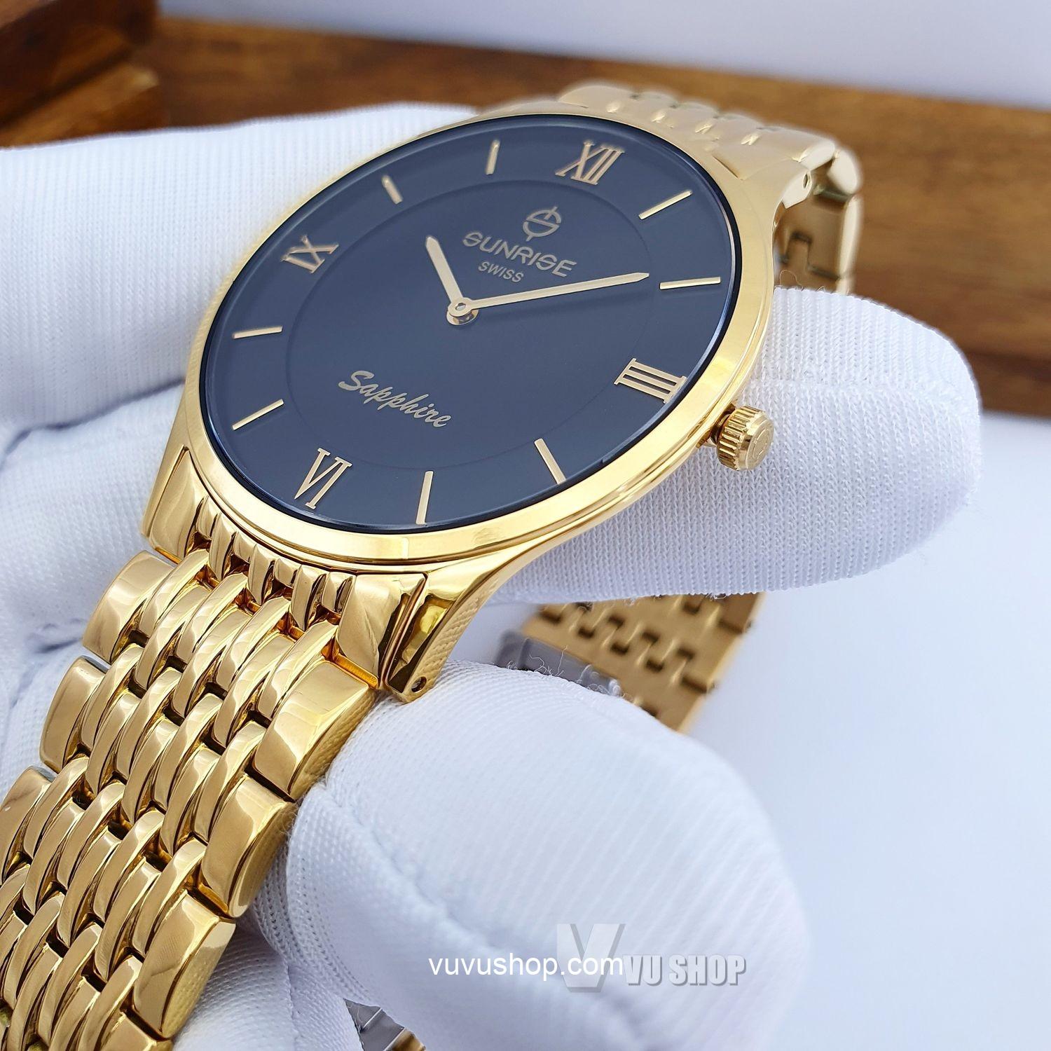 Đồng hồ nam SUNRISE DM736SWC Siêu mỏng Chính hãng - Ảnh 12