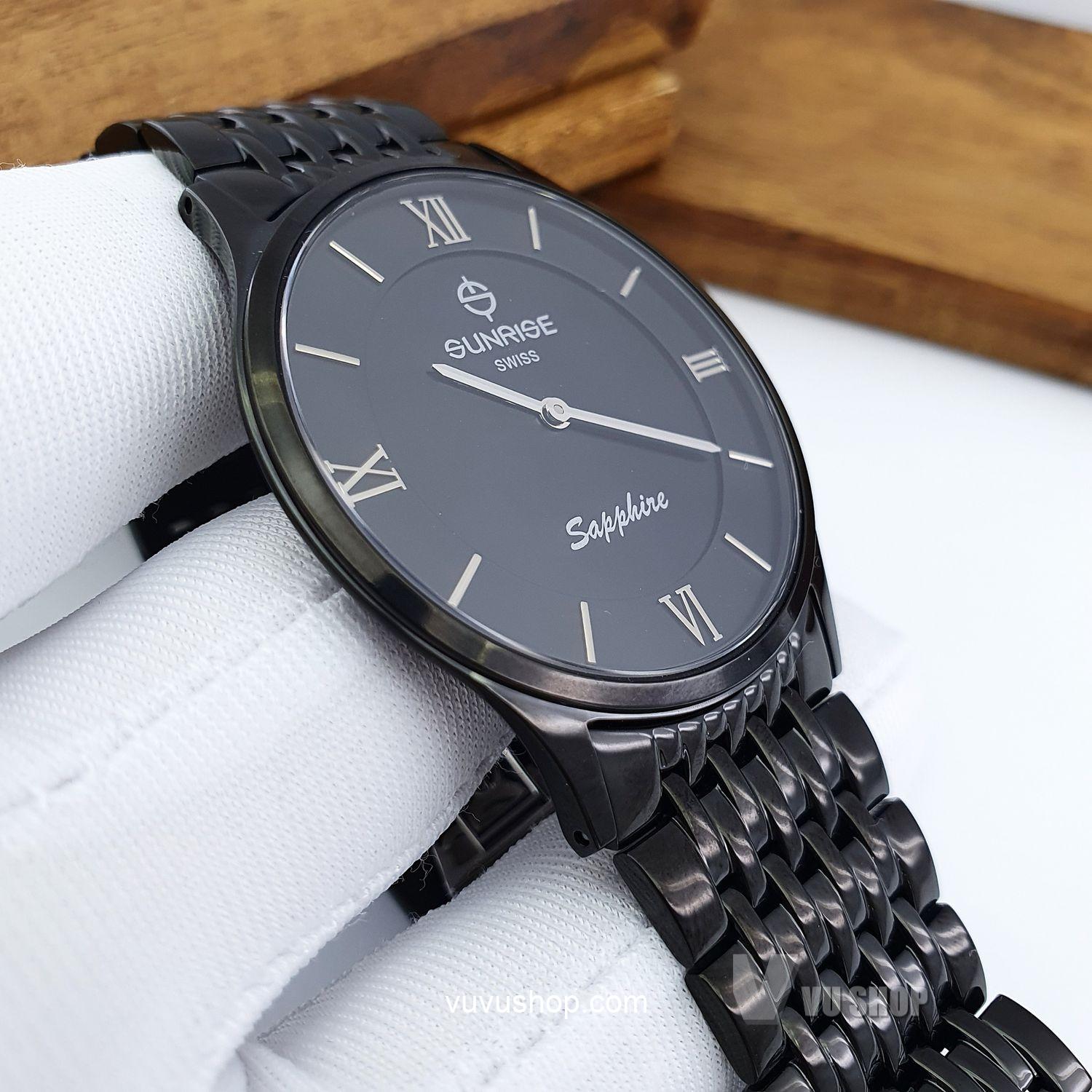 Đồng hồ nam SUNRISE DM736SWC Siêu mỏng Chính hãng - Ảnh 4