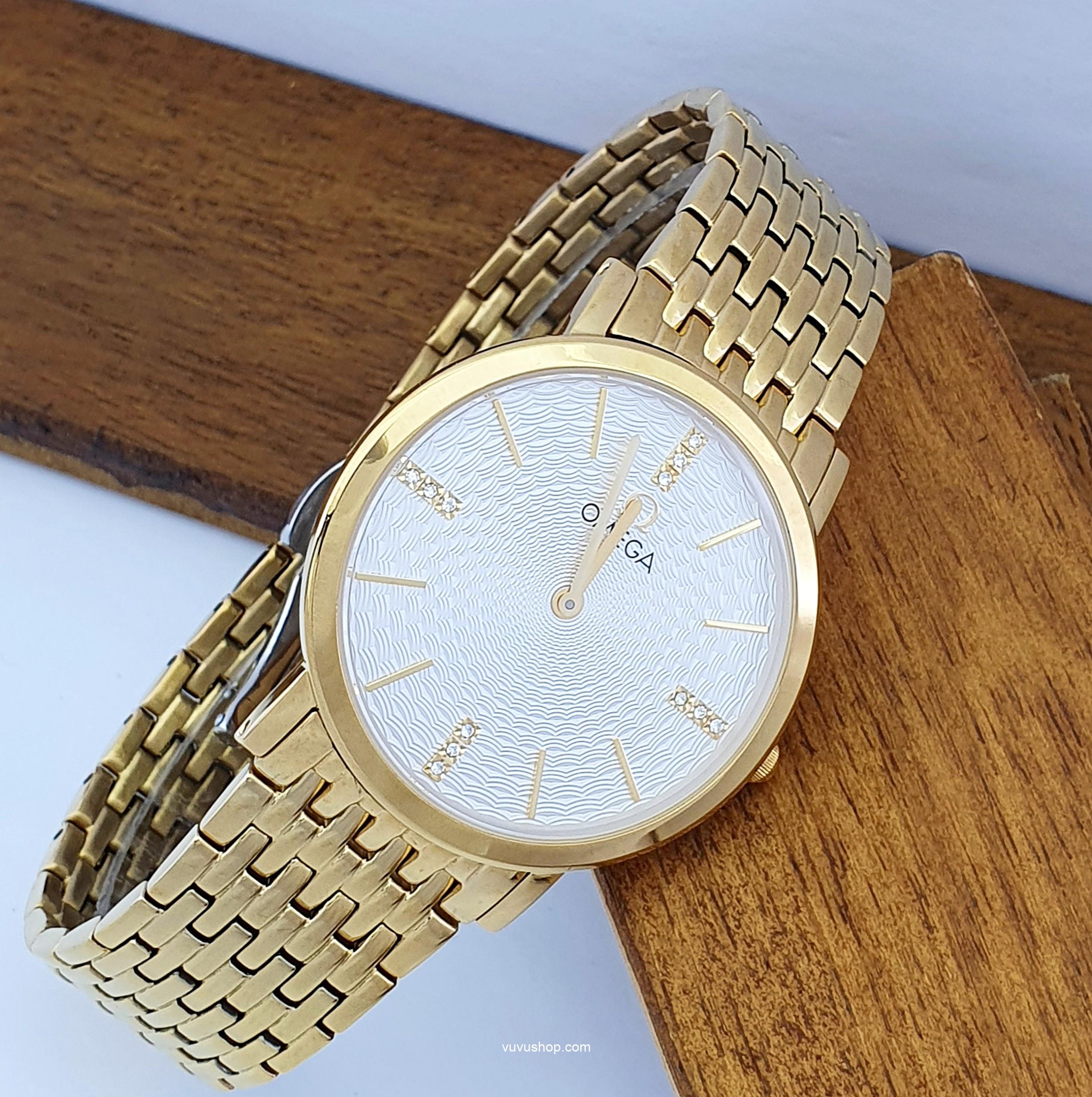 Đồng hồ đôi OMEGA 808M Siêu mỏng Kính Sapphire - Ảnh 9