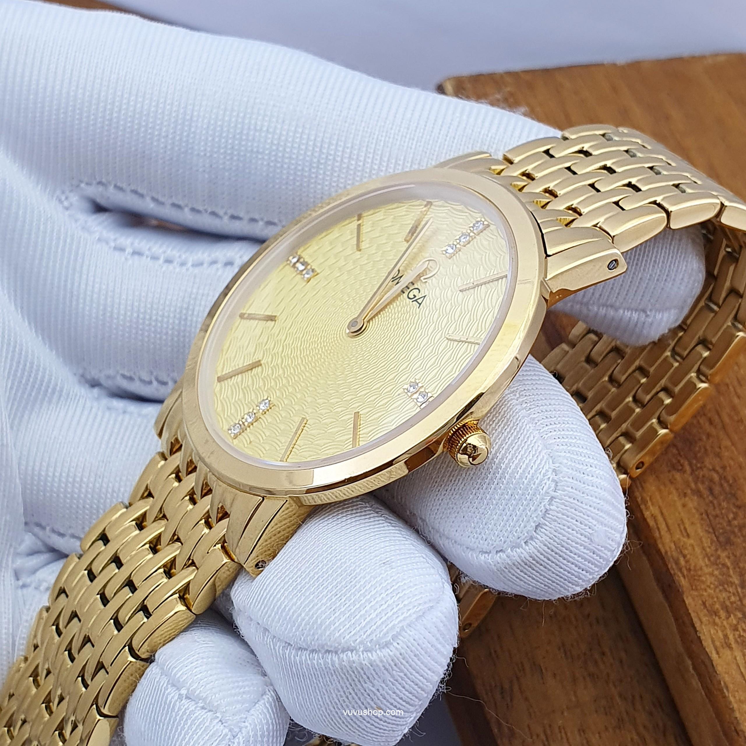 Đồng hồ đôi OMEGA 808M Siêu mỏng Kính Sapphire - Ảnh 11