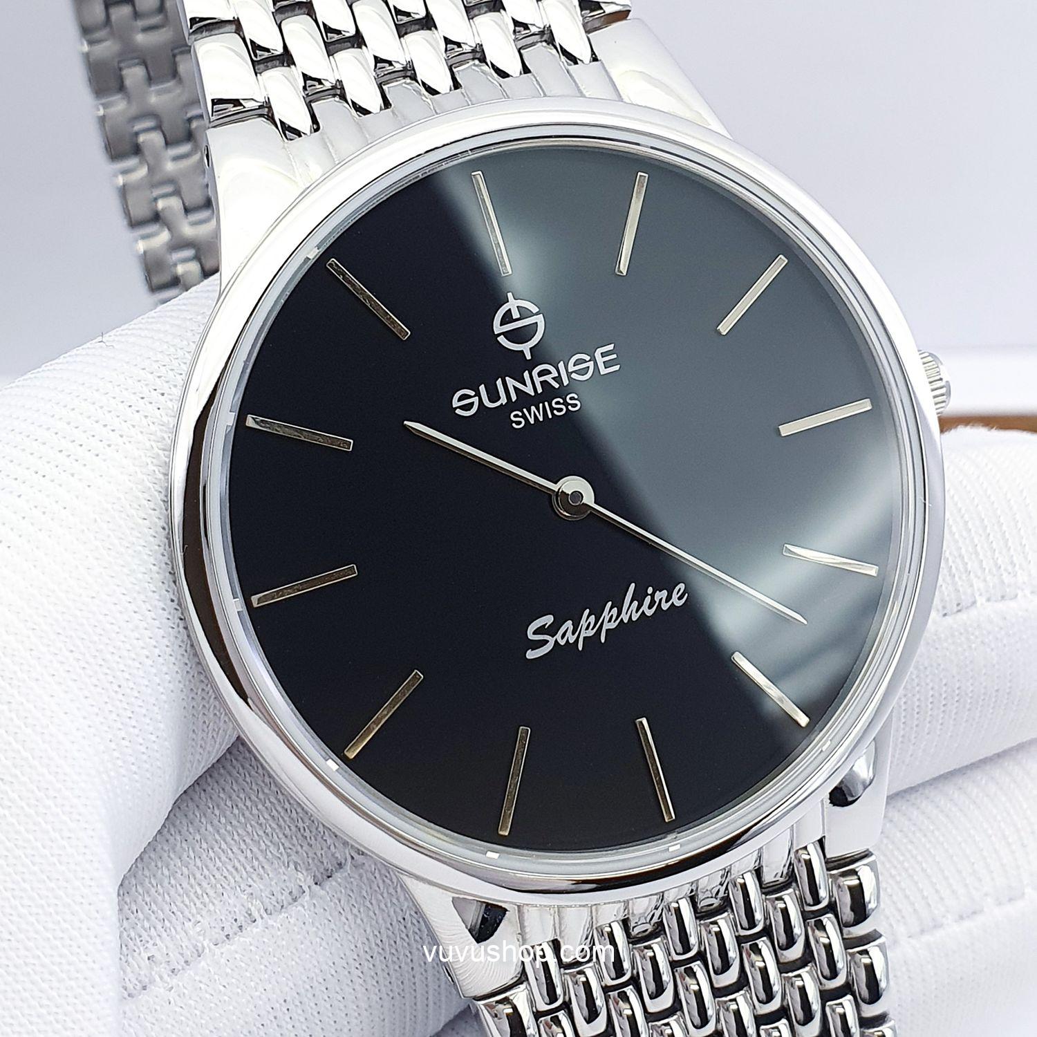 Đồng hồ nam SUNRISE DM738SWD Siêu mỏng Chính hãng - Ảnh 7