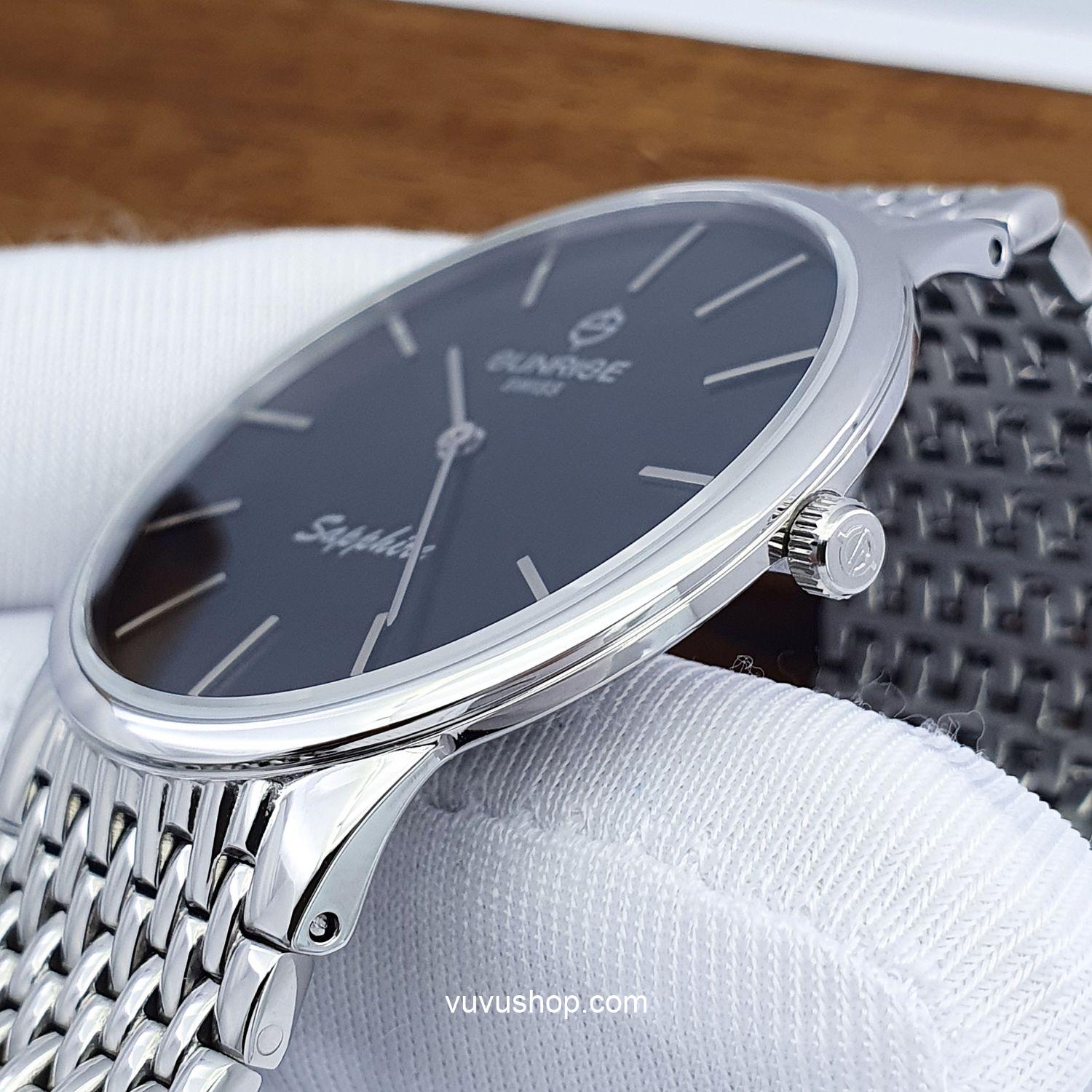 Đồng hồ nam SUNRISE DM738SWD Siêu mỏng Chính hãng - Ảnh 5