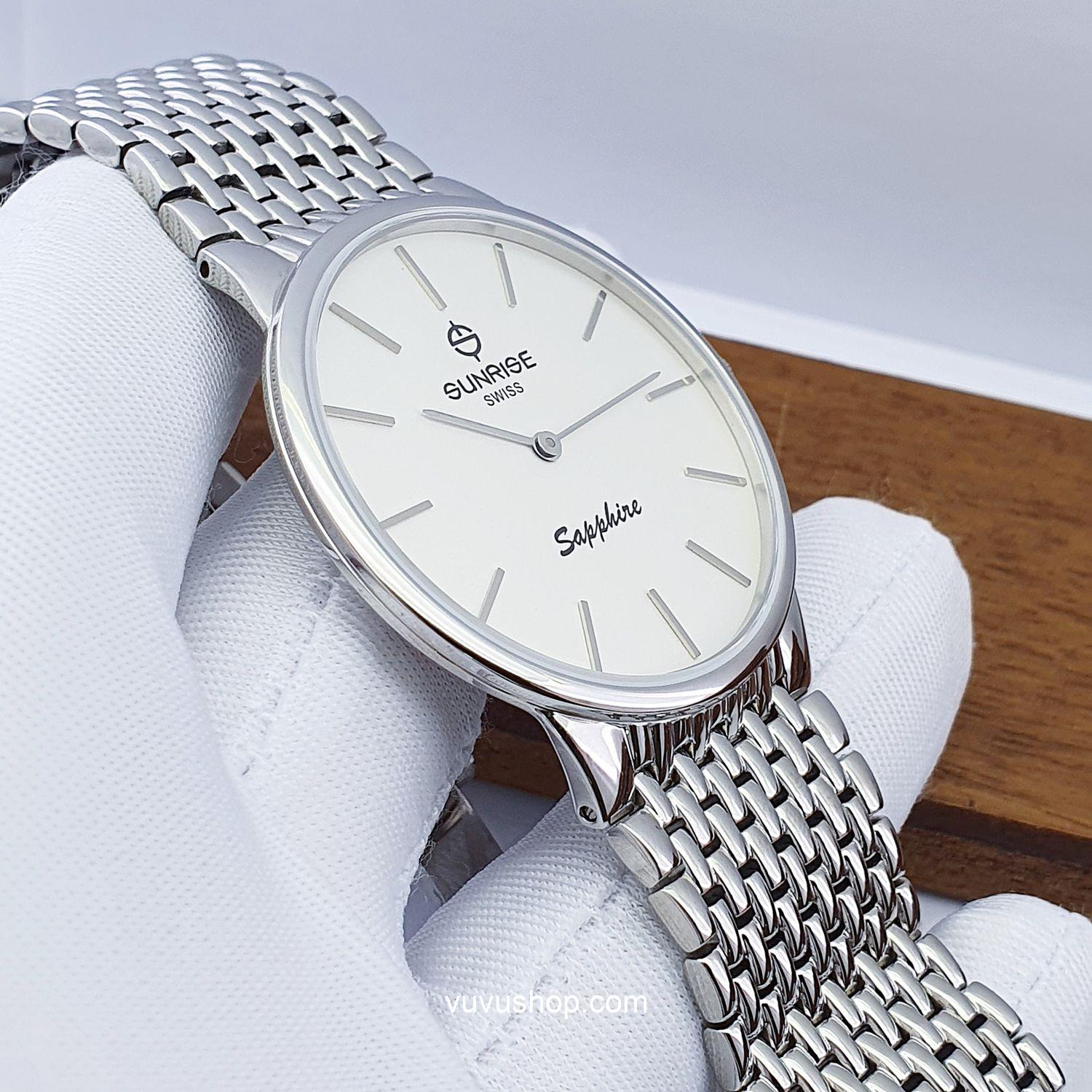 Đồng hồ nam SUNRISE DM738SWD Siêu mỏng Chính hãng - Ảnh 11