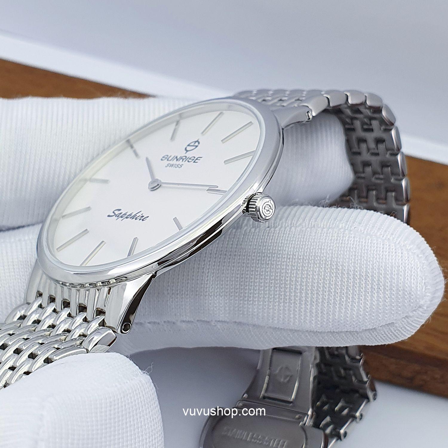 Đồng hồ nam SUNRISE DM738SWD Siêu mỏng Chính hãng - Ảnh 10