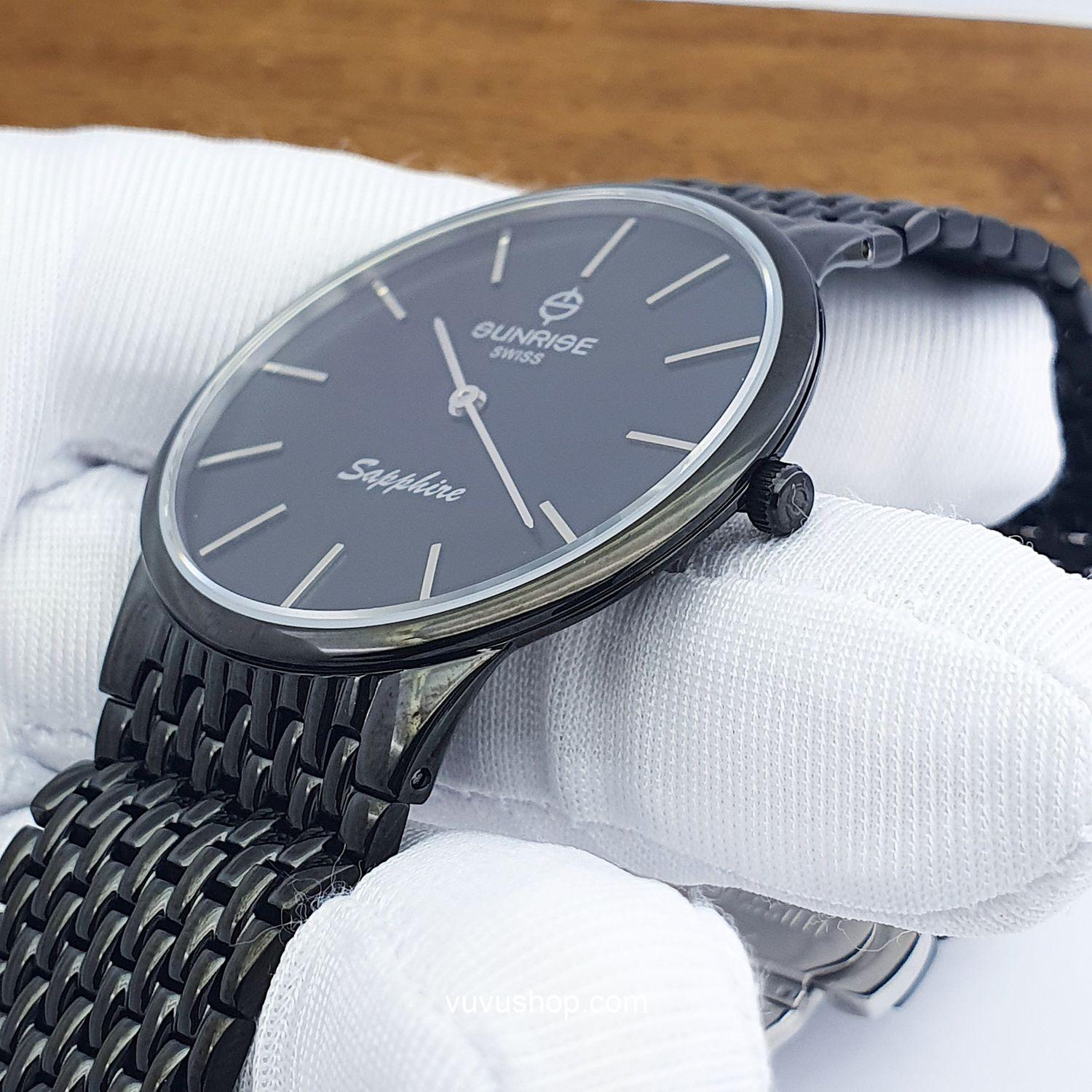 Đồng hồ nam SUNRISE DM738SWD Siêu mỏng Chính hãng - Ảnh 2