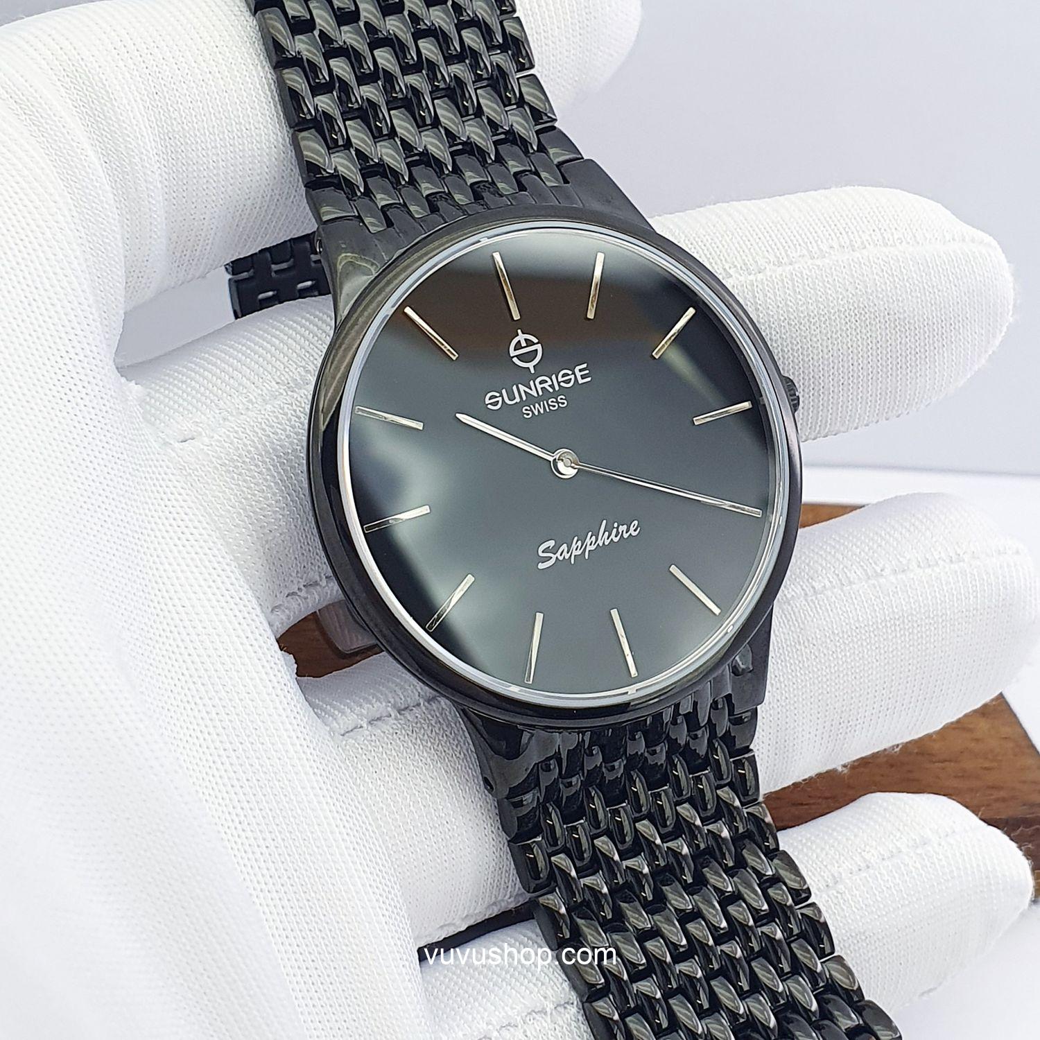 Đồng hồ nam SUNRISE DM738SWD Siêu mỏng Chính hãng - Ảnh 3