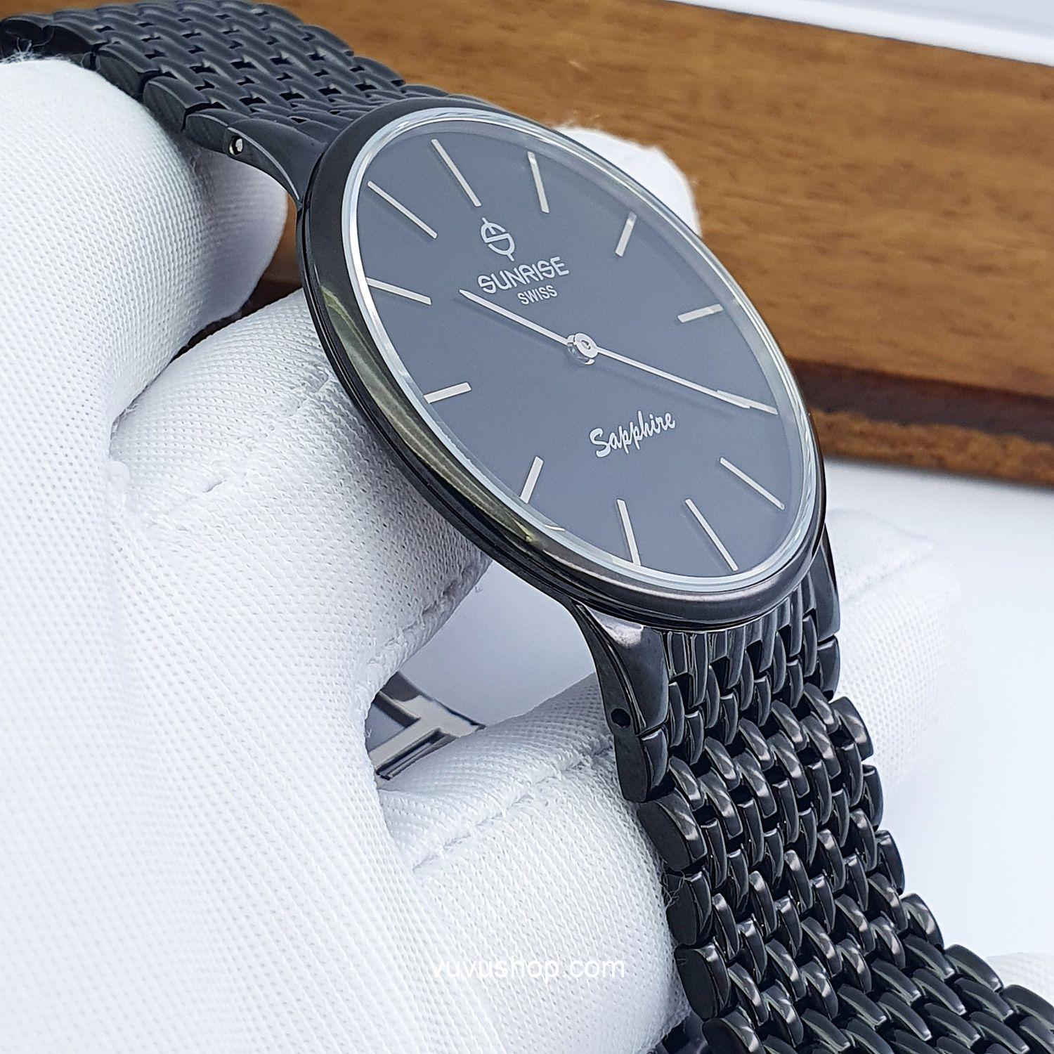 Đồng hồ nam SUNRISE DM738SWD Siêu mỏng Chính hãng - Ảnh 5