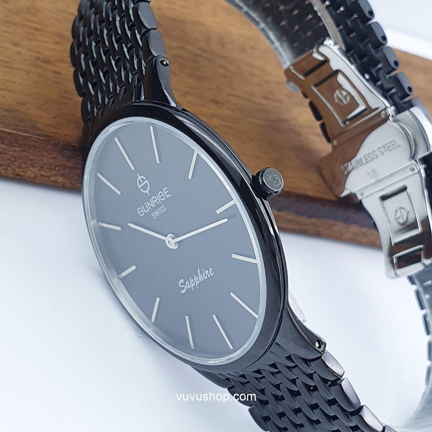 Đồng hồ nam SUNRISE DM738SWD Siêu mỏng Chính hãng - Ảnh 6