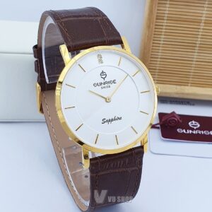 Đồng hồ nam SUNRISE DM737PWC Siêu mỏng Chính hãng