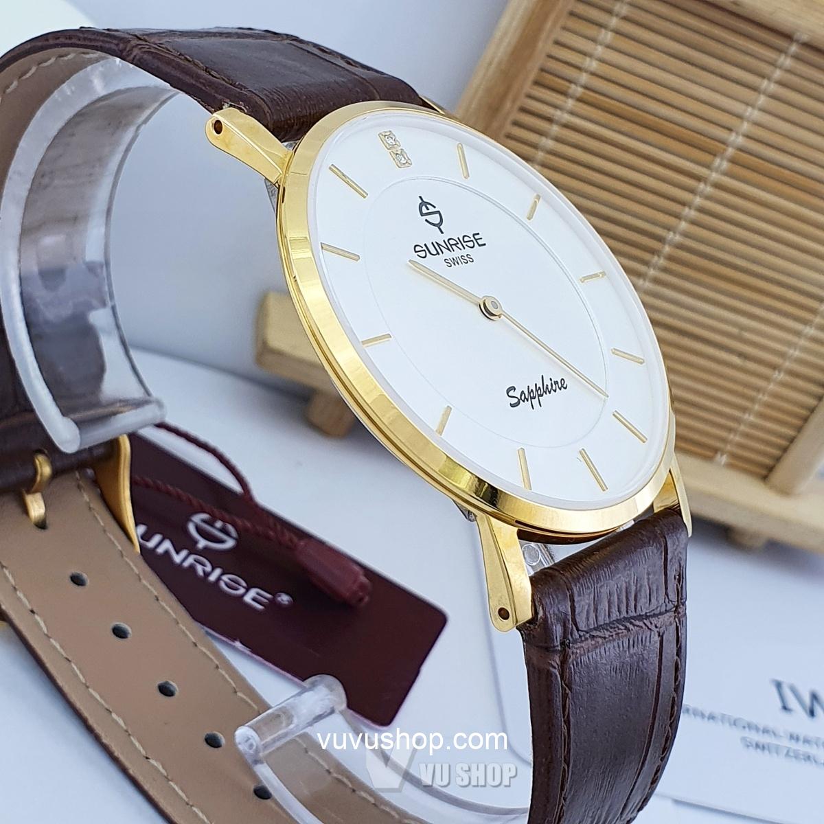 Đồng hồ nam SUNRISE DM737PWC Siêu mỏng Chính hãng - Ảnh 14