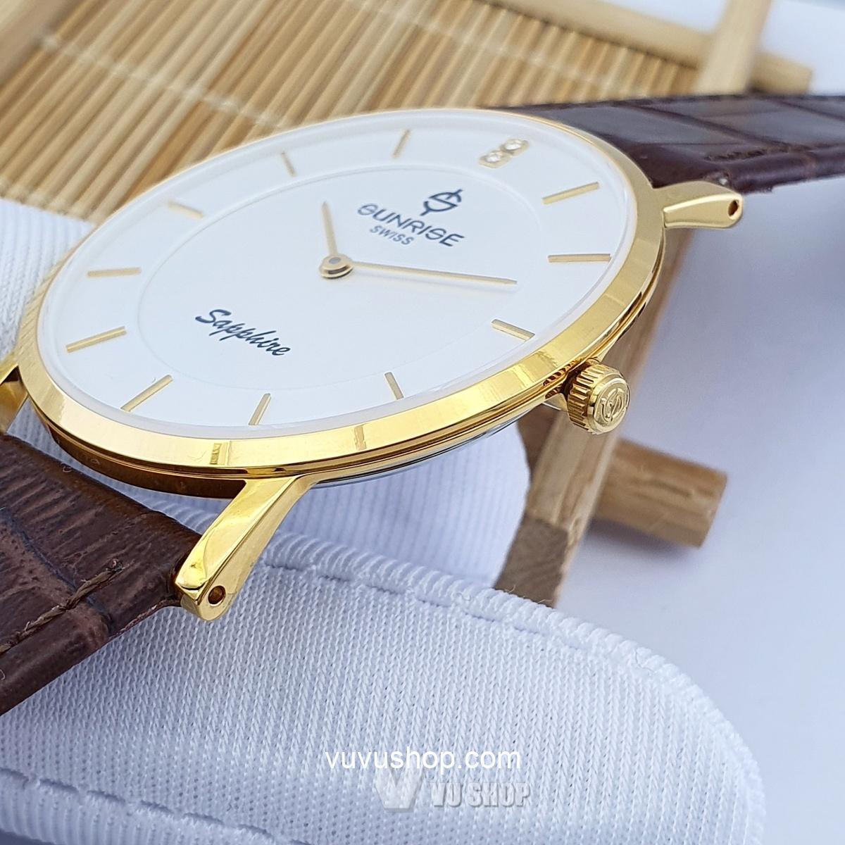 Đồng hồ nam SUNRISE DM737PWC Siêu mỏng Chính hãng - Ảnh 17