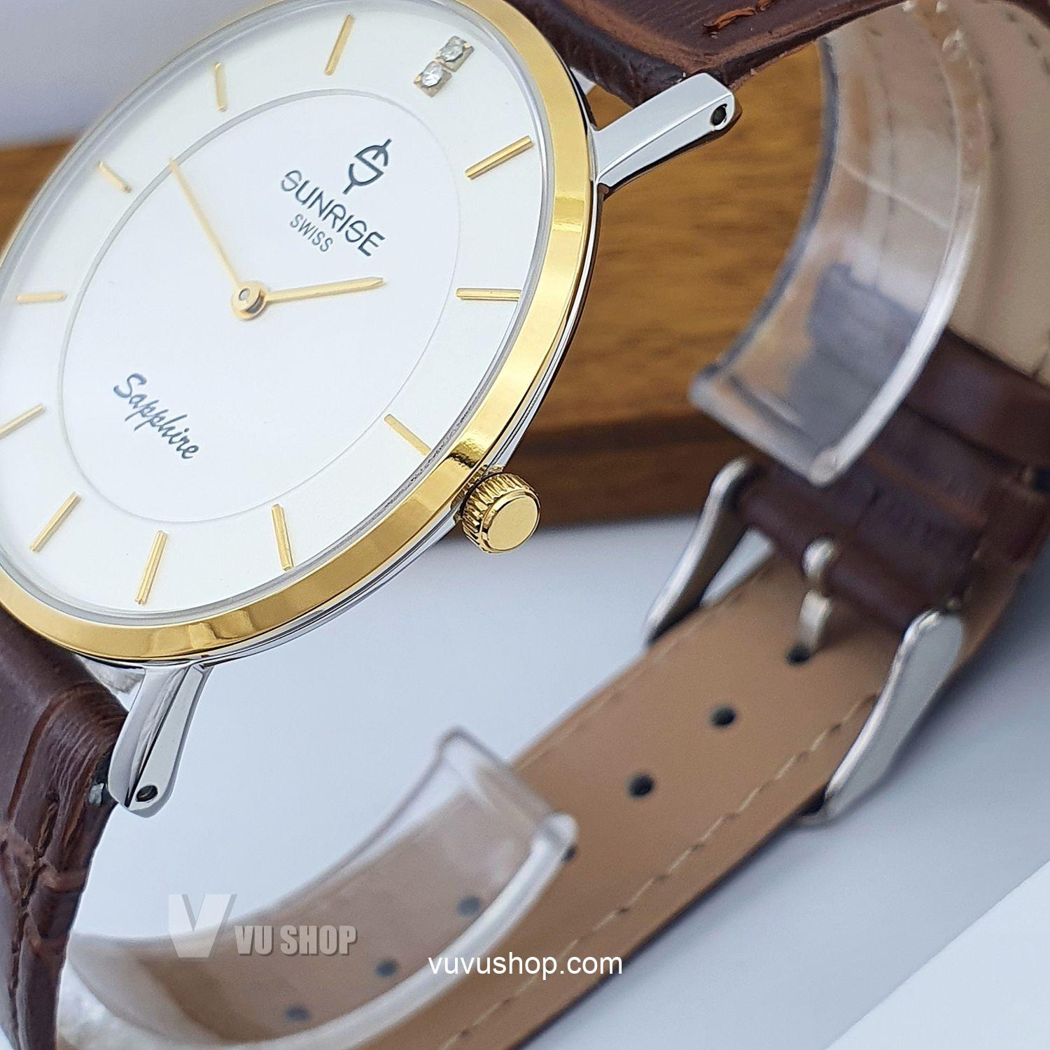 Đồng hồ nam SUNRISE DM737PWC Siêu mỏng Chính hãng - Ảnh 19