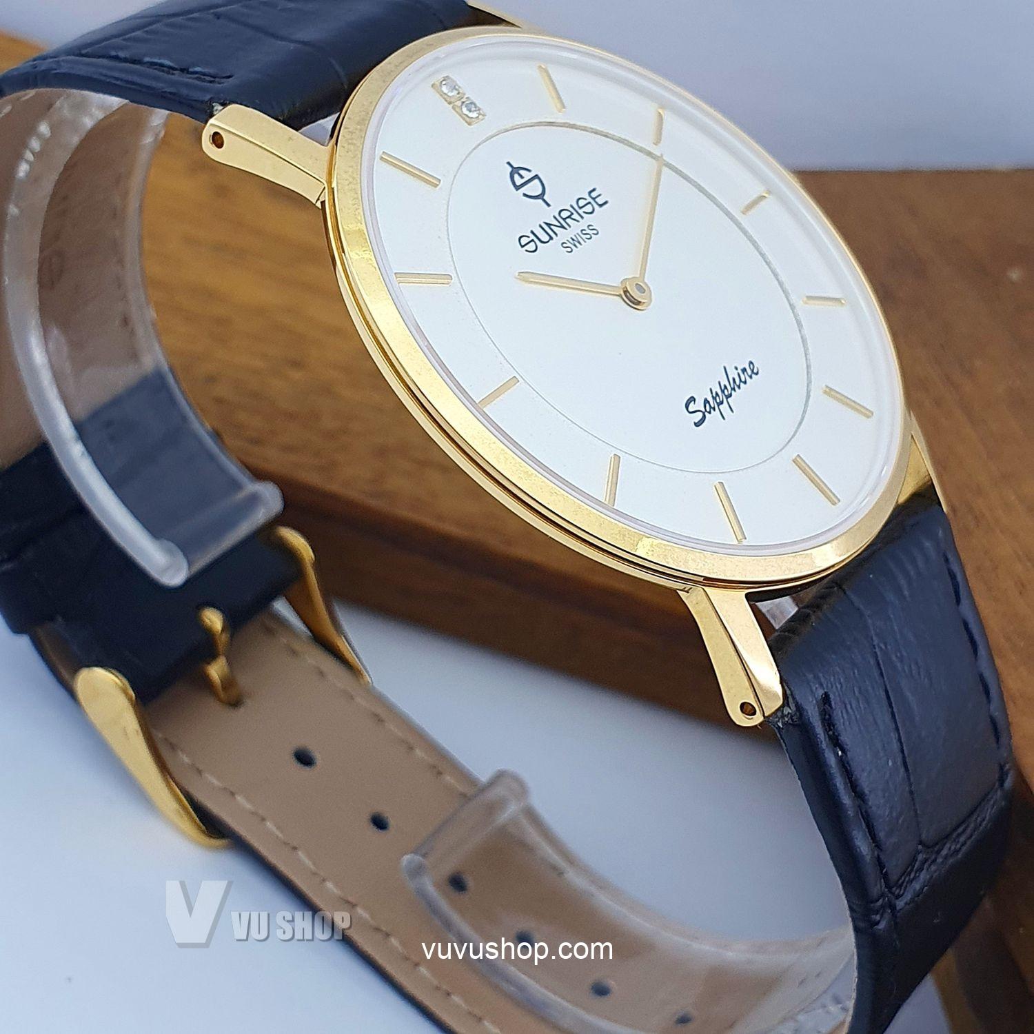 Đồng hồ nam SUNRISE DM737PWC Siêu mỏng Chính hãng - Ảnh 18