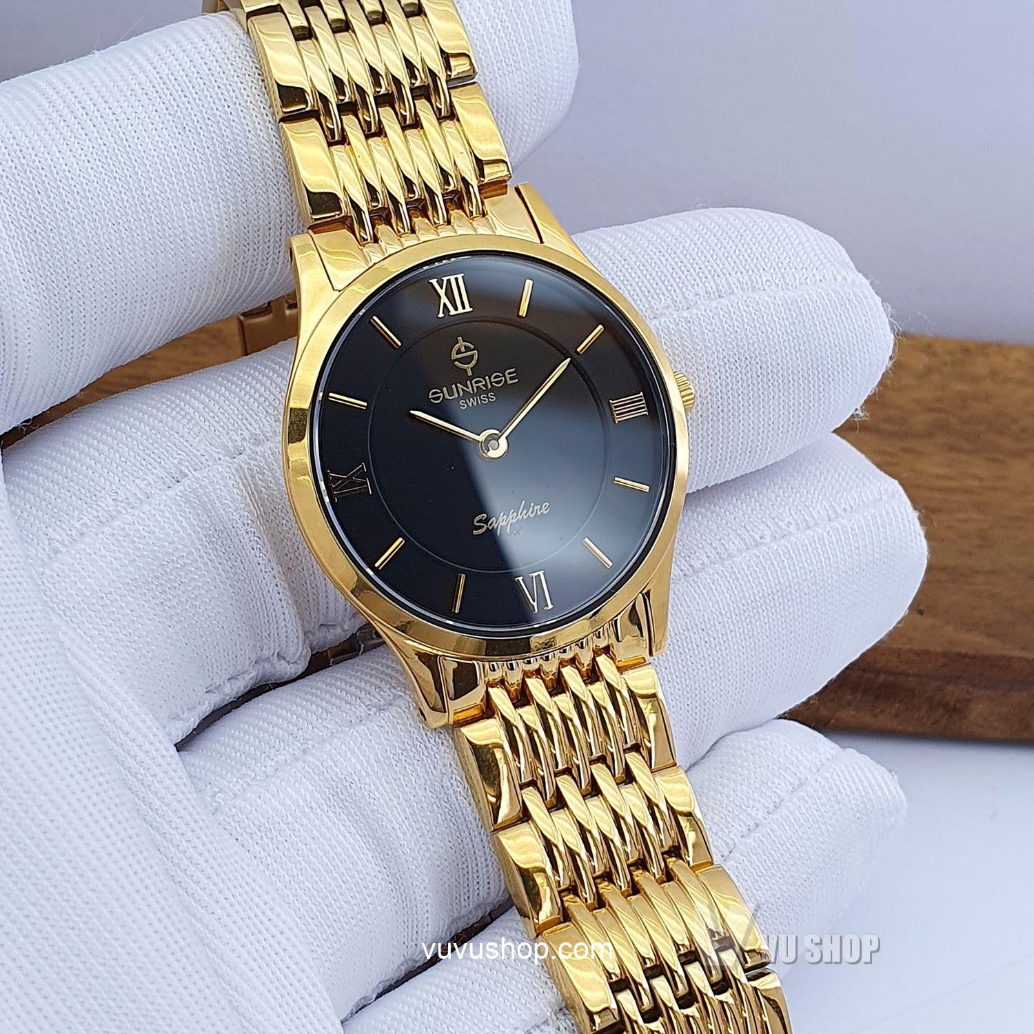 Đồng hồ đôi SUNRISE DM736SWC Siêu mỏng Chính hãng - Ảnh 11