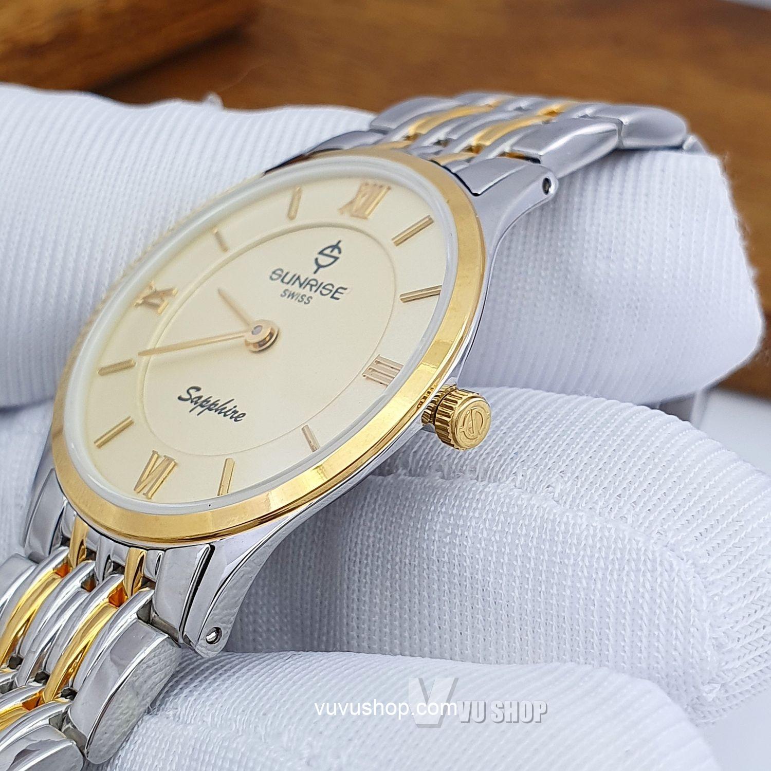 Đồng hồ nữ SUNRISE DL736SWC Siêu mỏng Chính hãng - Ảnh 5